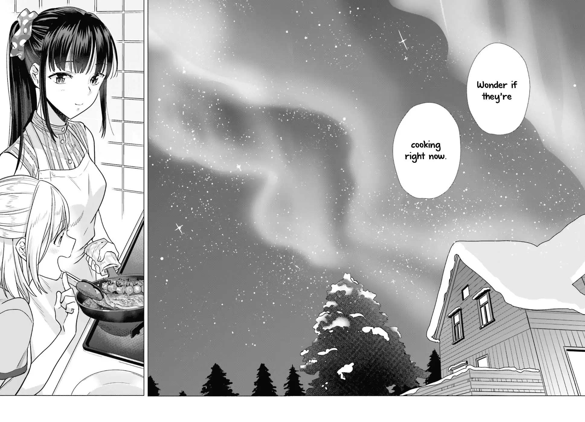Shinmai Shimai no Futari Gohan Chapter 35.5 page 4 - Chapter 35.5: Living Abroad