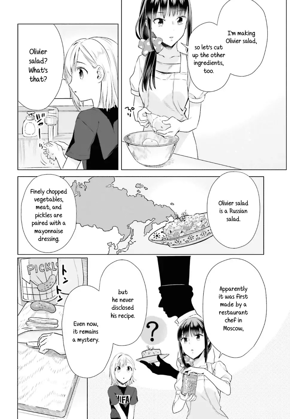 Shinmai Shimai no Futari Gohan Chapter 35 page 12 - Chapter 35: Olivier Salad