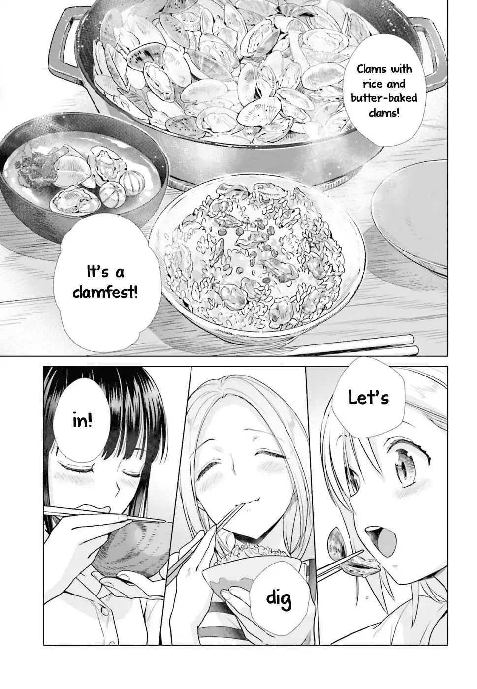 Shinmai Shimai no Futari Gohan Chapter 36 page 15 - Chapter 36: Clams With Rice