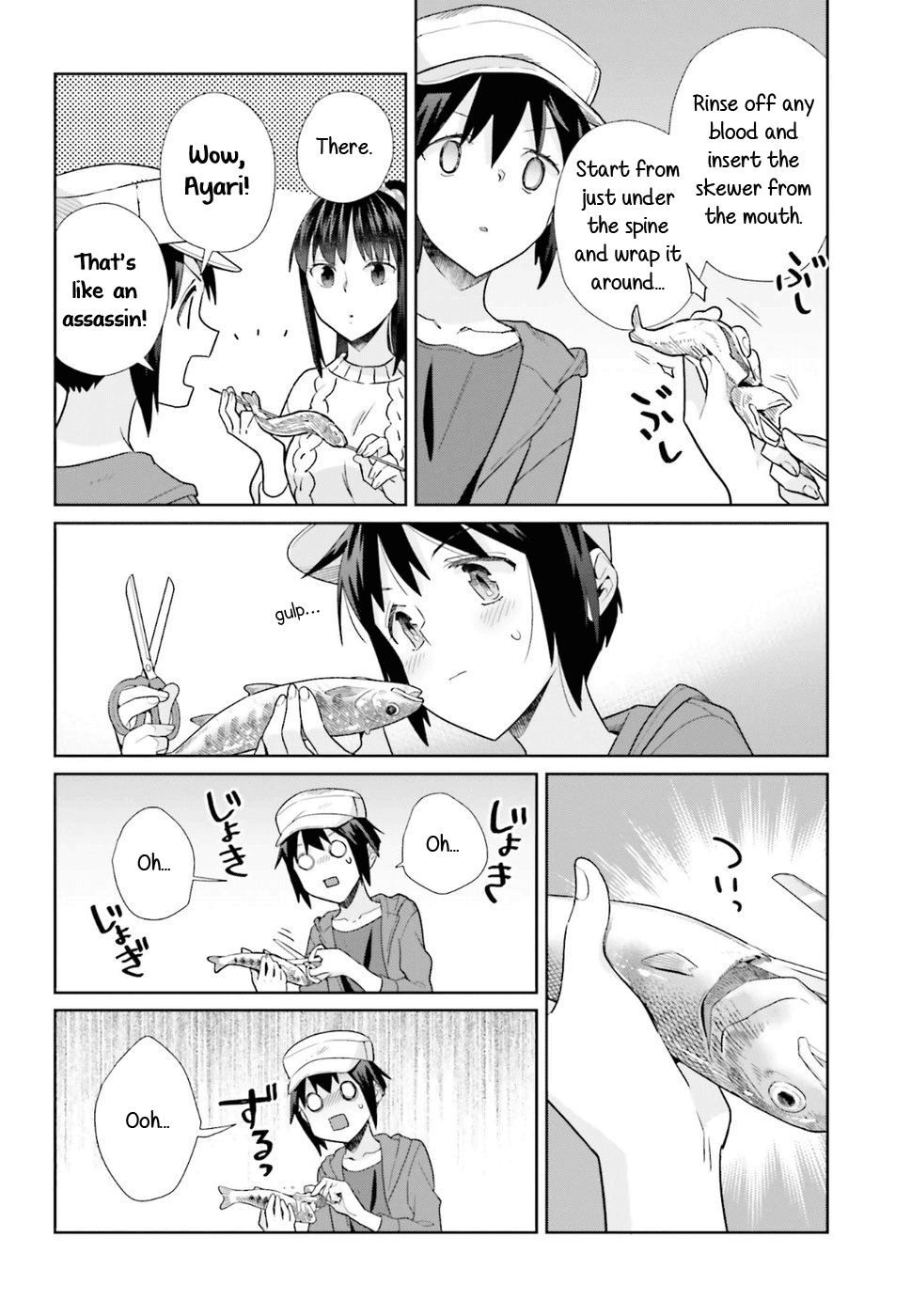 Shinmai Shimai no Futari Gohan Chapter 39 page 16 - Chapter 39: Rainbow Trout Saute with Lemon Butter