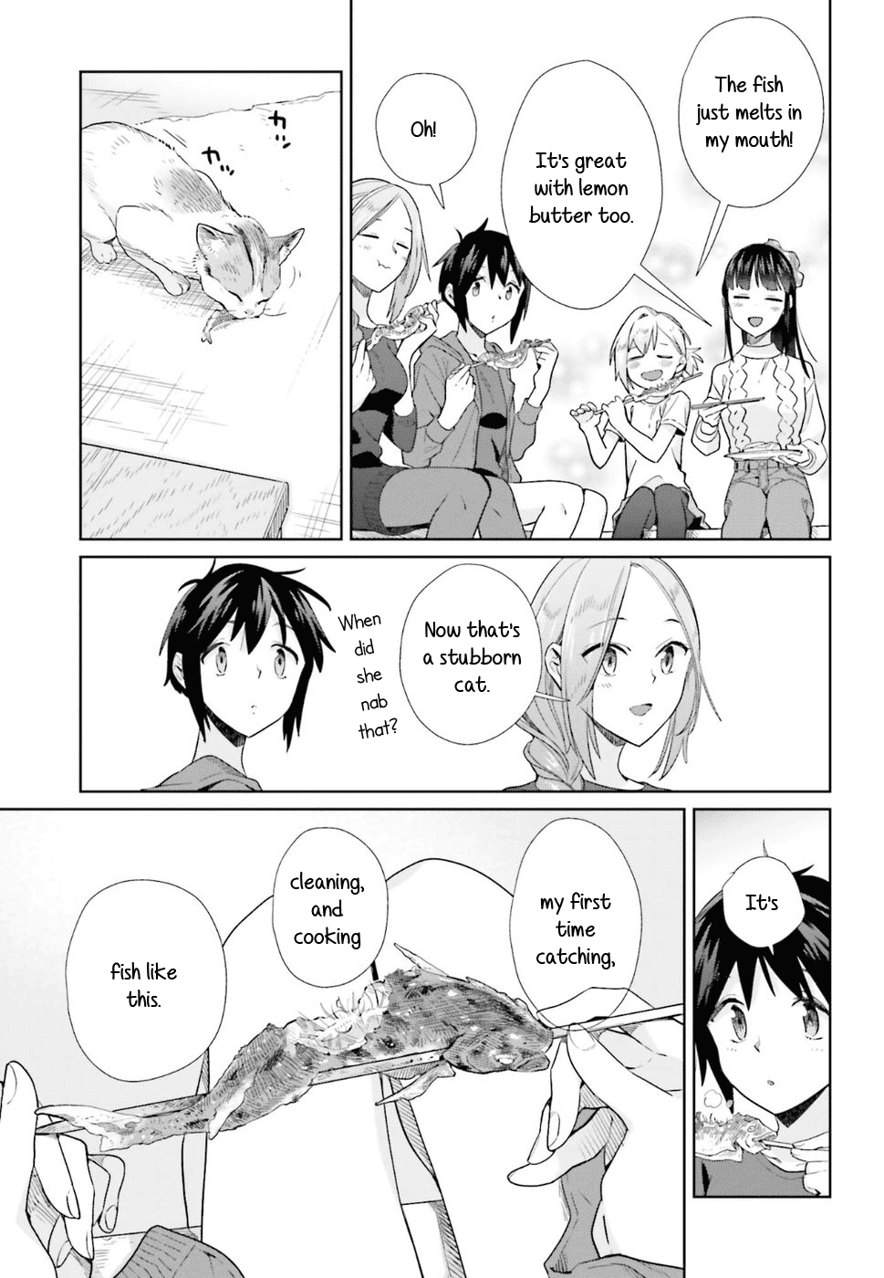 Shinmai Shimai no Futari Gohan Chapter 39 page 21 - Chapter 39: Rainbow Trout Saute with Lemon Butter