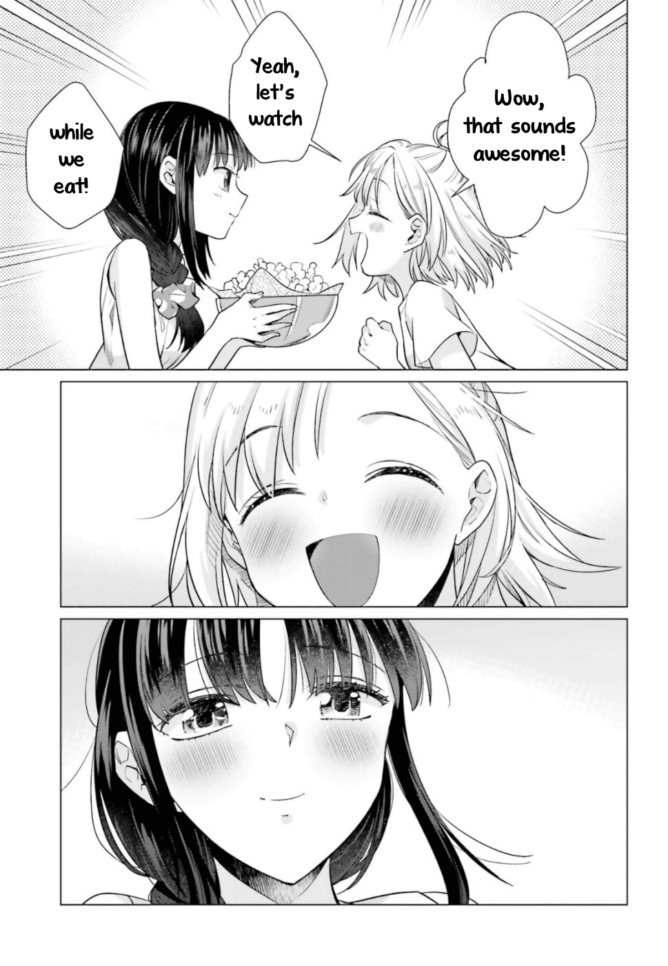 Shinmai Shimai no Futari Gohan Chapter 42.5 page 7 - Chapter 42.5: Extra: Enjoying a Rainy Day