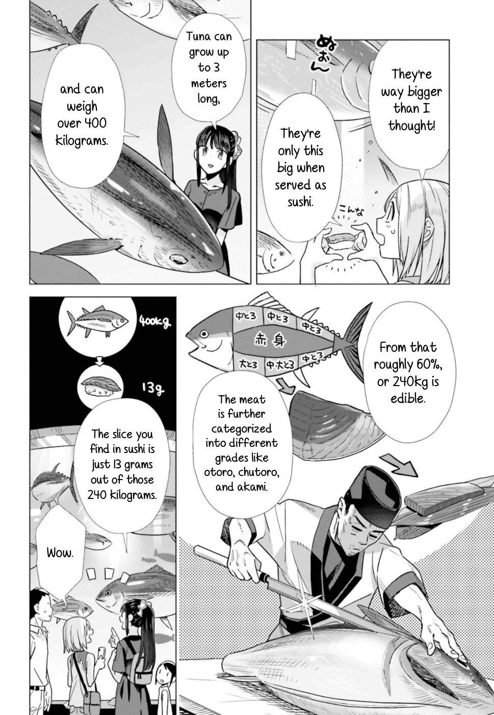 Shinmai Shimai no Futari Gohan Chapter 42 page 15 - Chapter 42: Tuna