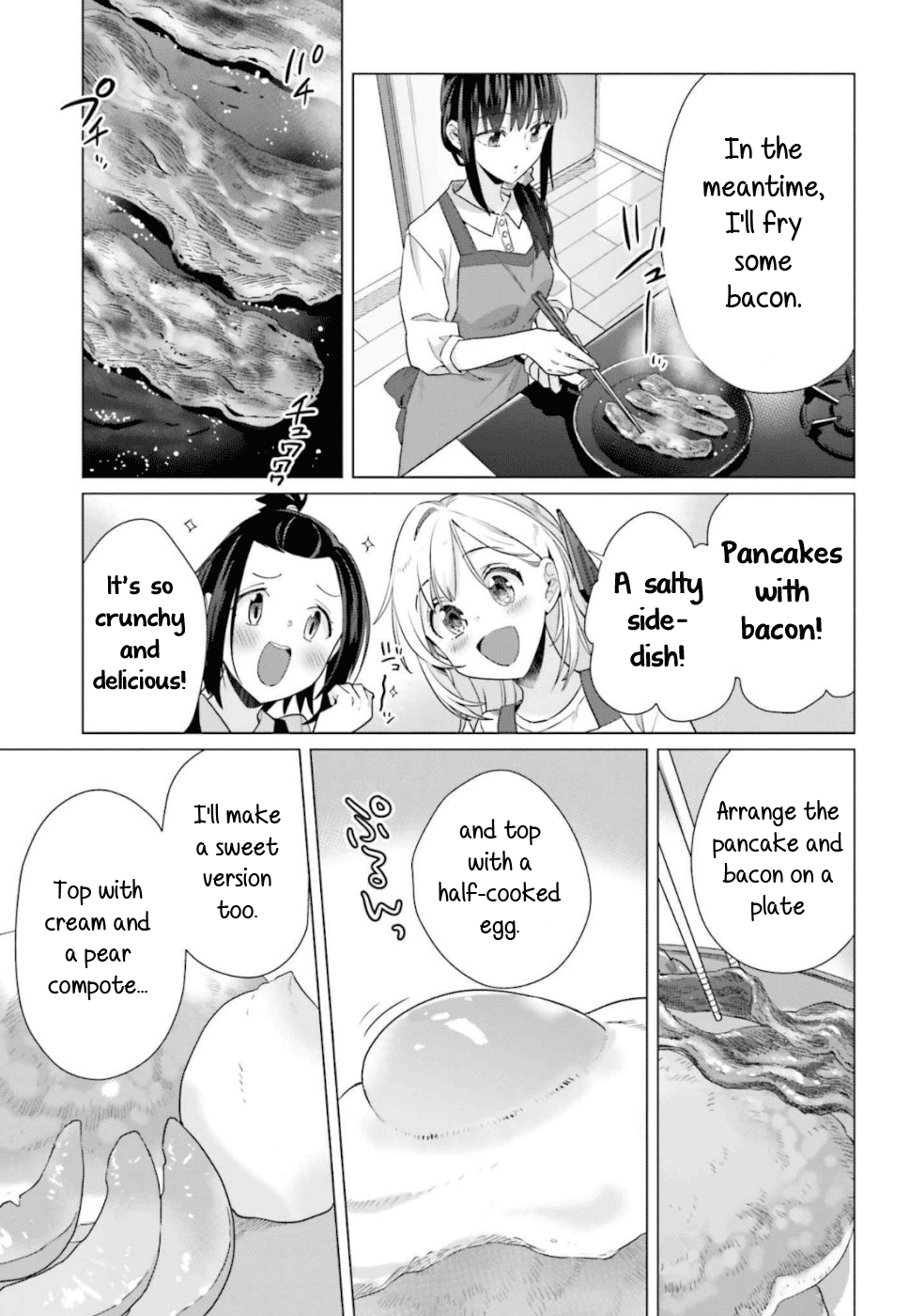 Shinmai Shimai no Futari Gohan Chapter 43 page 10 - Chapter 43: Pancakes