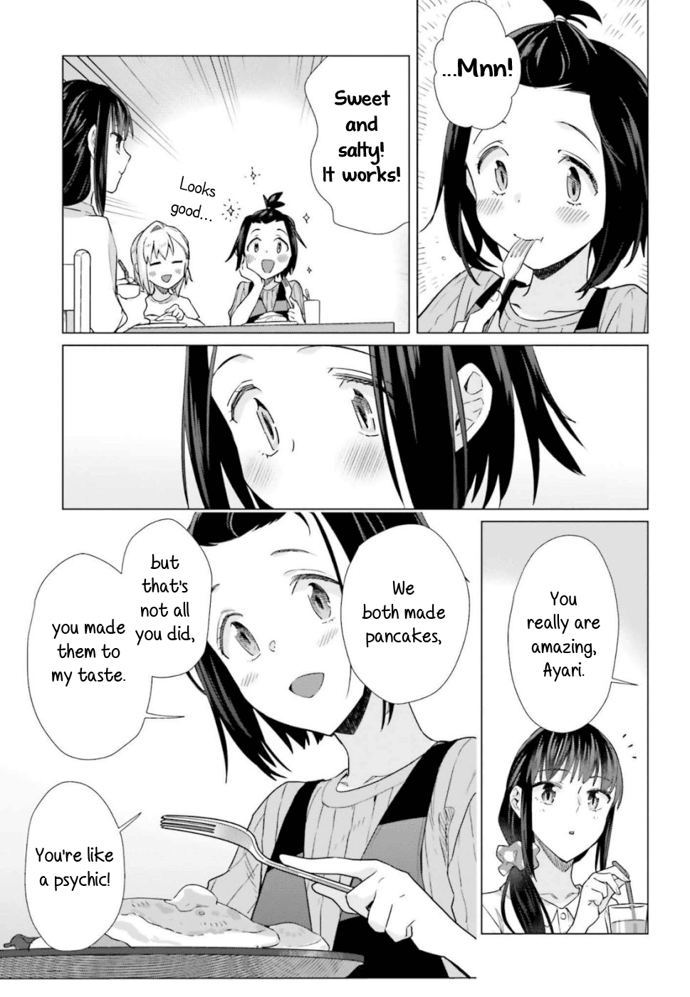 Shinmai Shimai no Futari Gohan Chapter 43 page 14 - Chapter 43: Pancakes