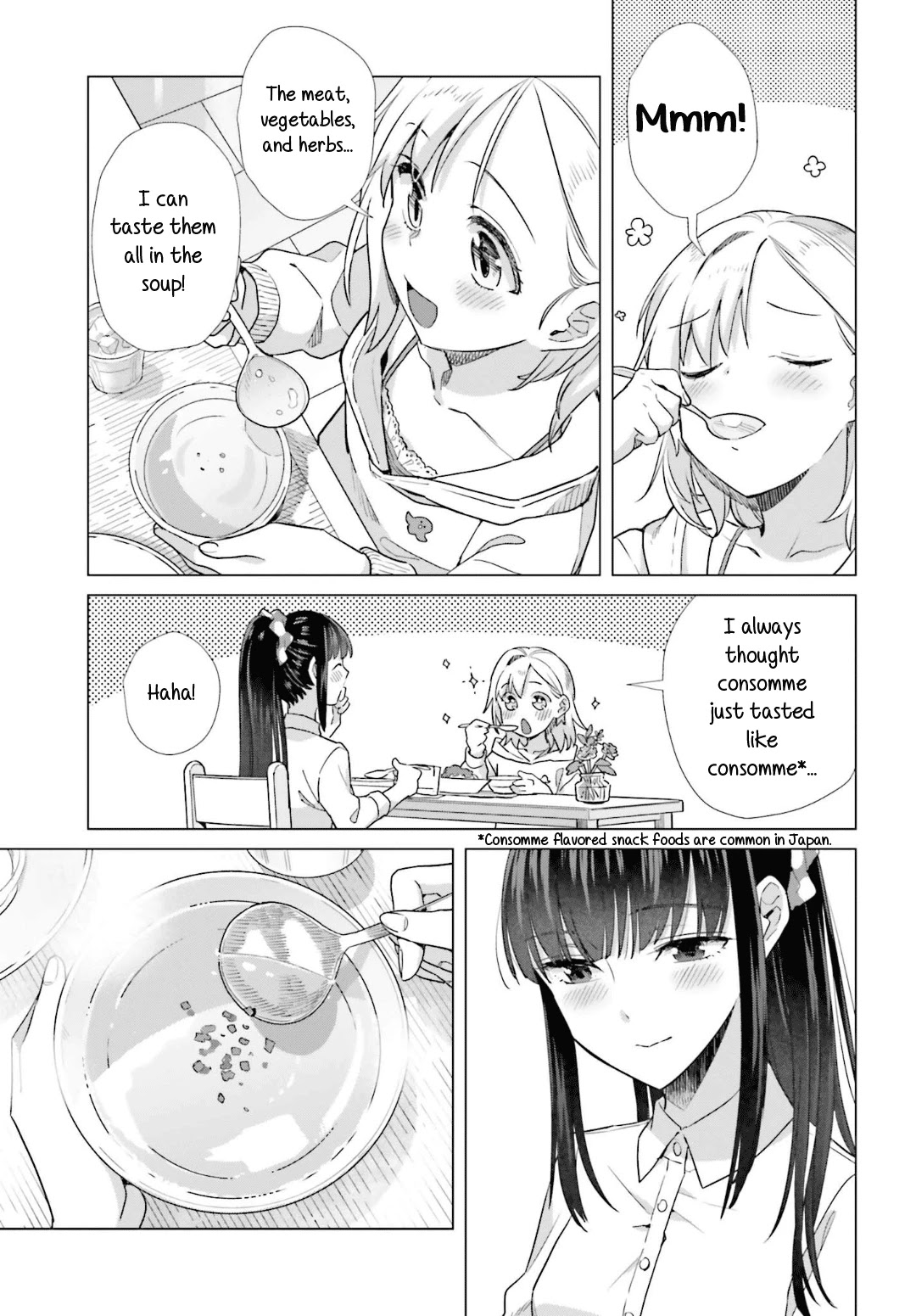 Shinmai Shimai no Futari Gohan Chapter 44 page 13 - Chapter 44: Consomme