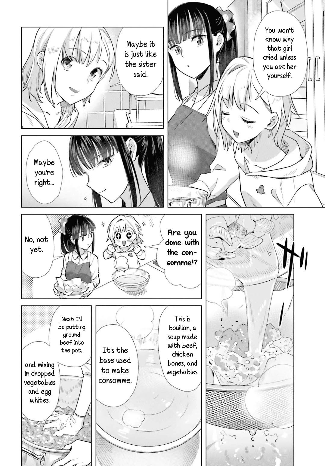 Shinmai Shimai no Futari Gohan Chapter 44 page 8 - Chapter 44: Consomme