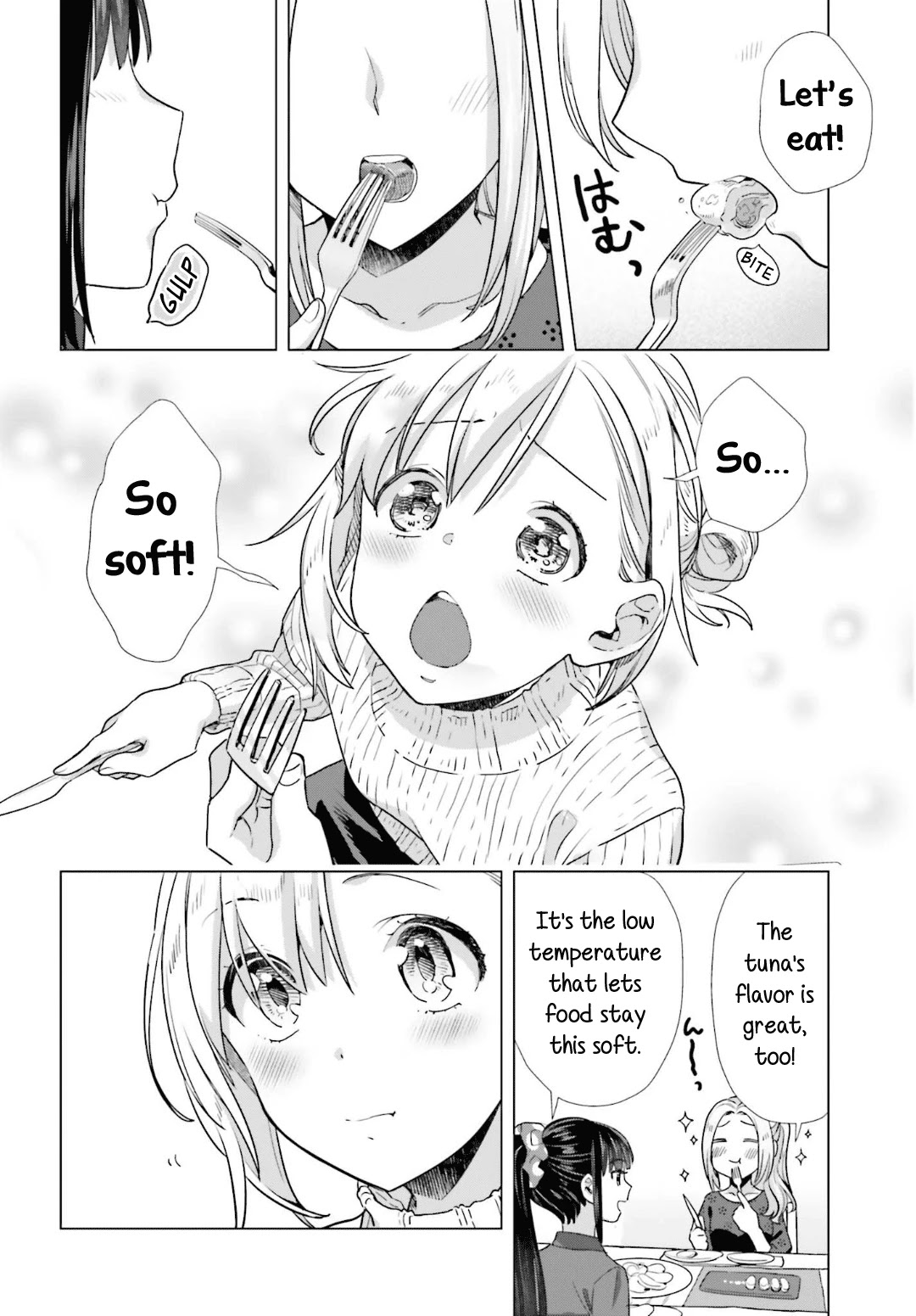 Shinmai Shimai no Futari Gohan Chapter 45 page 16 - Chapter 45: Sous-vide