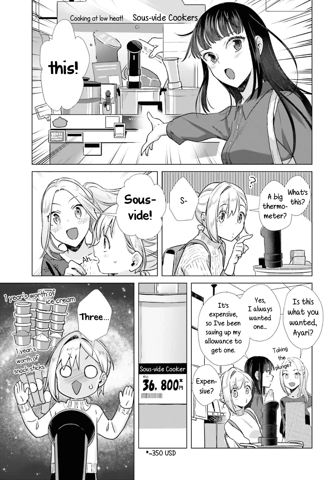 Shinmai Shimai no Futari Gohan Chapter 45 page 5 - Chapter 45: Sous-vide