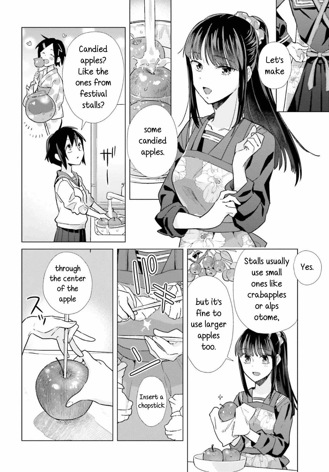 Shinmai Shimai no Futari Gohan Chapter 46 page 10 - Chapter 46: Candied Apples