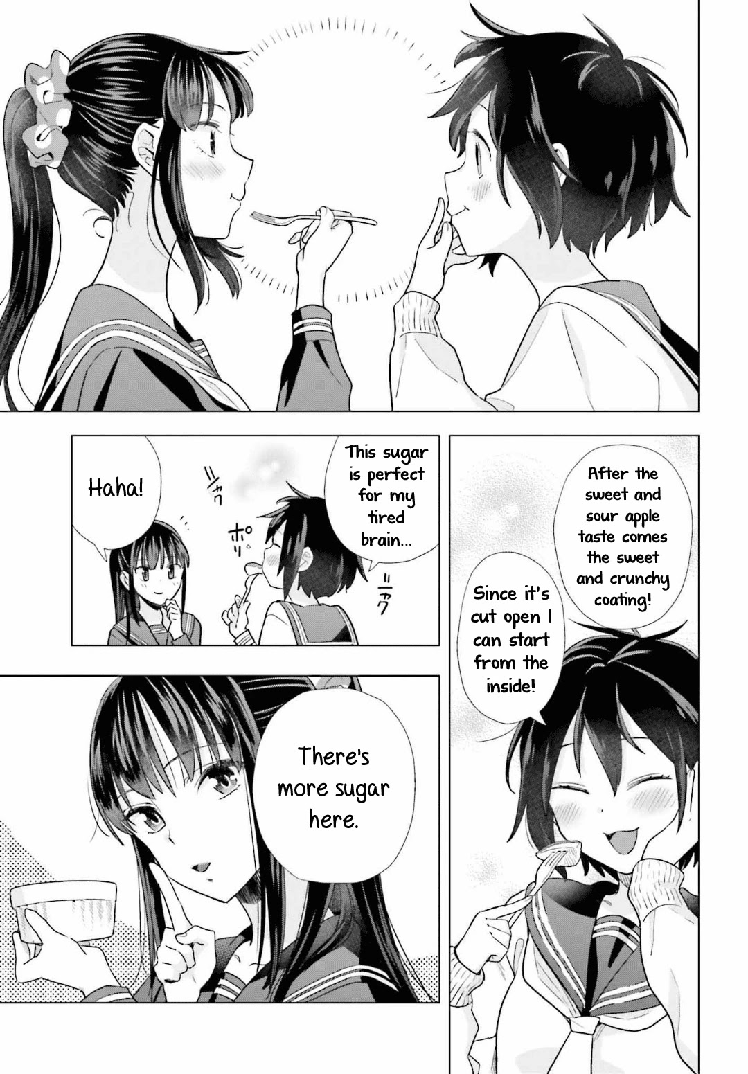 Shinmai Shimai no Futari Gohan Chapter 46 page 15 - Chapter 46: Candied Apples