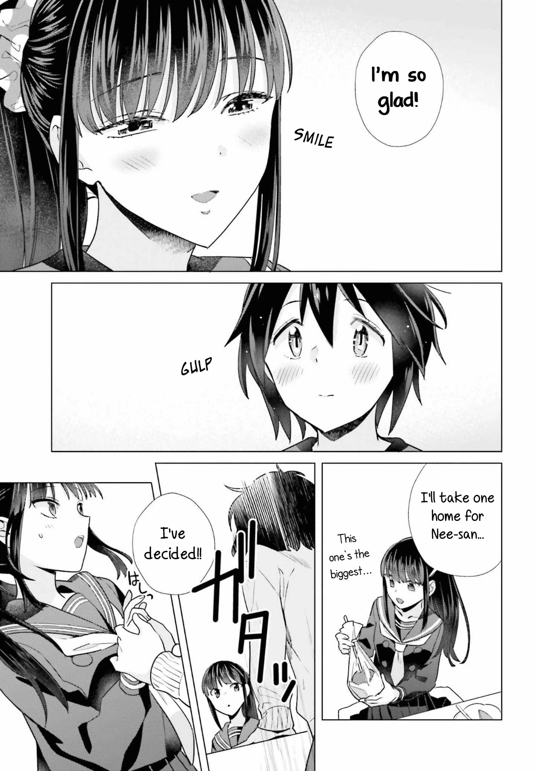 Shinmai Shimai no Futari Gohan Chapter 46 page 17 - Chapter 46: Candied Apples