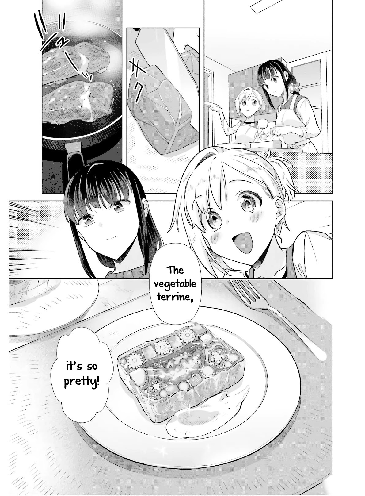Shinmai Shimai no Futari Gohan Chapter 47 page 15 - Chapter 47: Vegetable Terrine