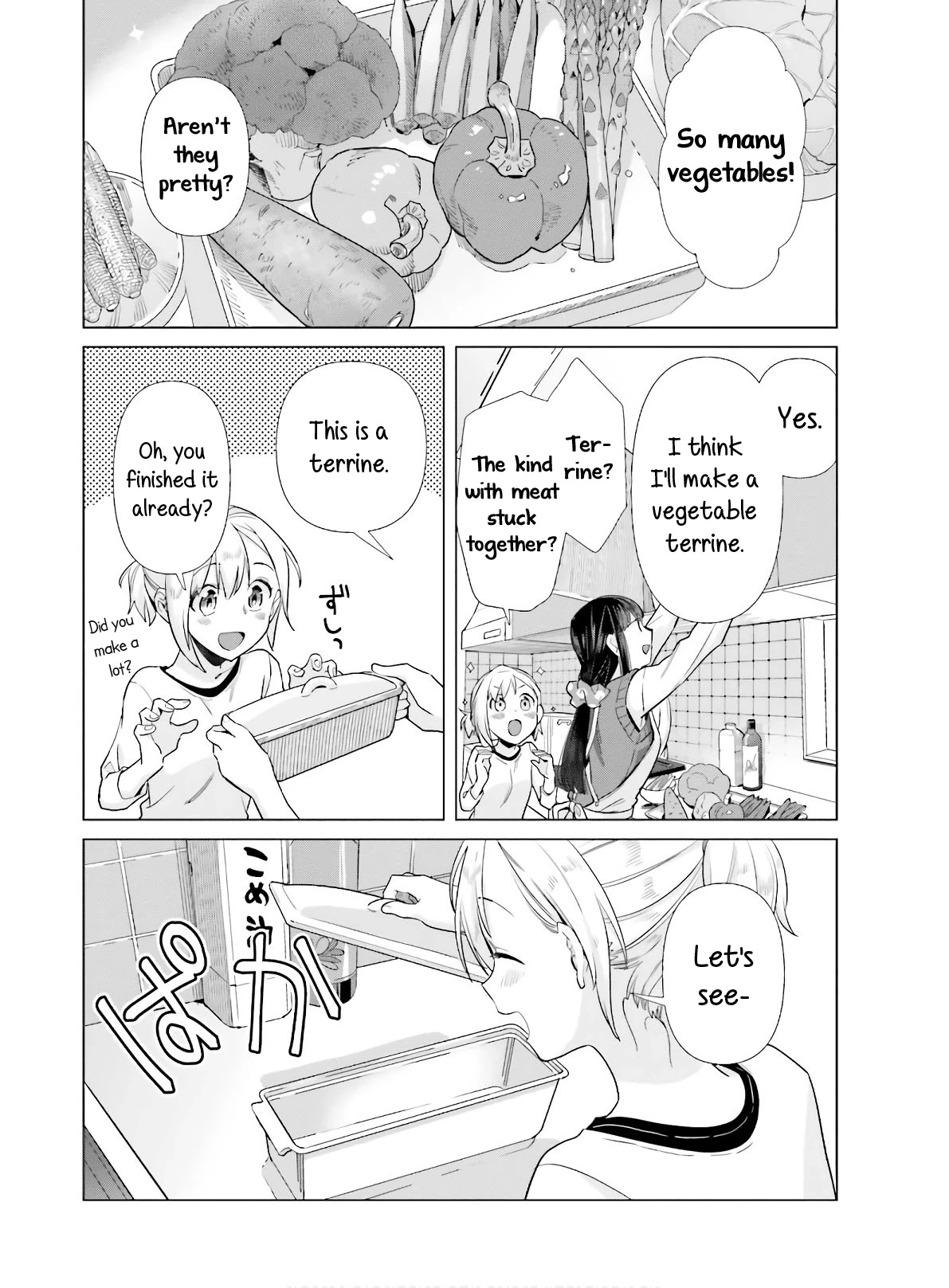 Shinmai Shimai no Futari Gohan Chapter 47 page 6 - Chapter 47: Vegetable Terrine