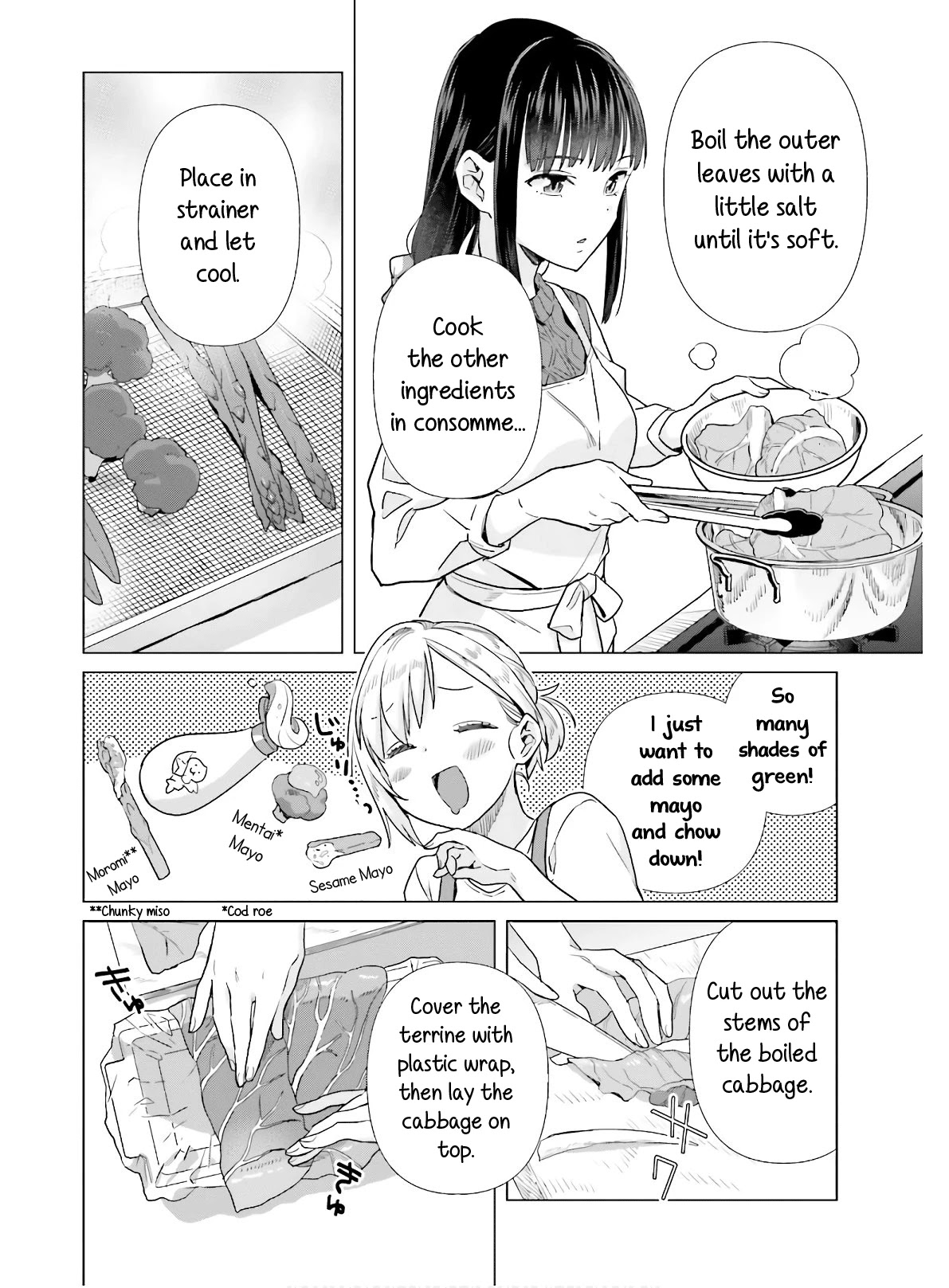 Shinmai Shimai no Futari Gohan Chapter 47 page 8 - Chapter 47: Vegetable Terrine