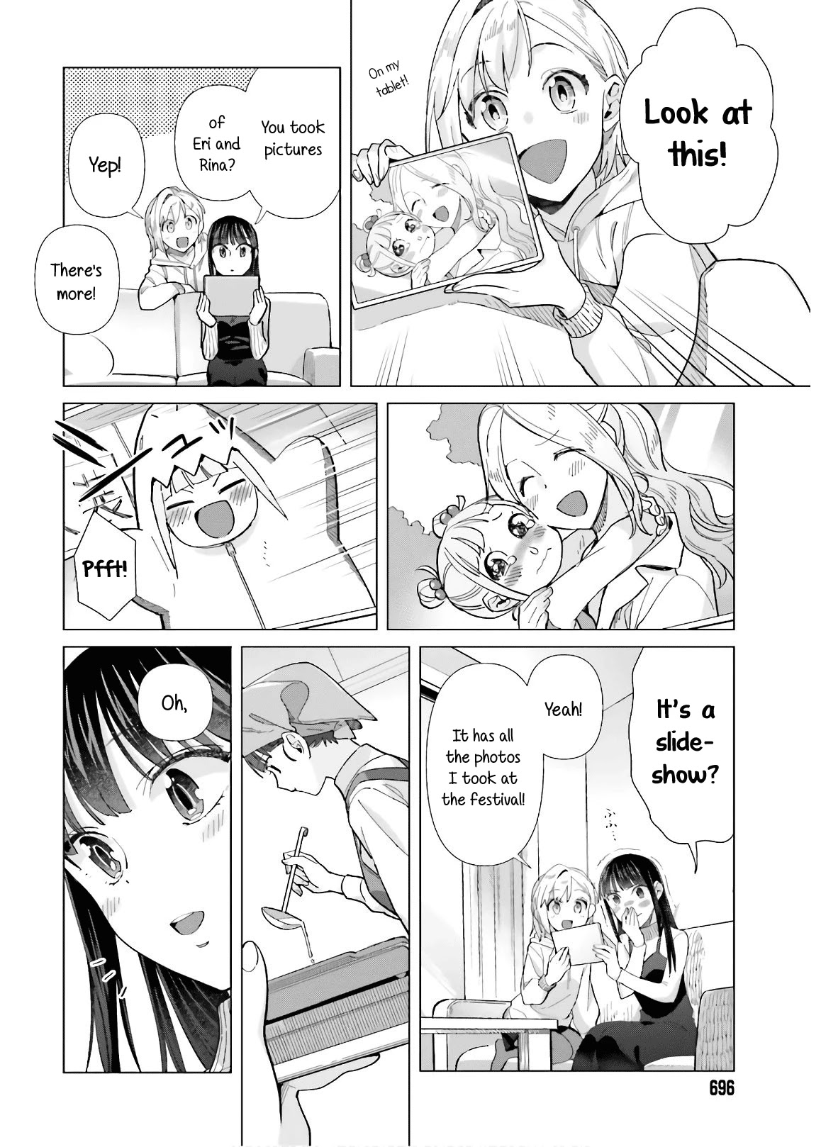 Shinmai Shimai no Futari Gohan Chapter 49.5 page 2 - Chapter 49.5: Extra: After the Festival