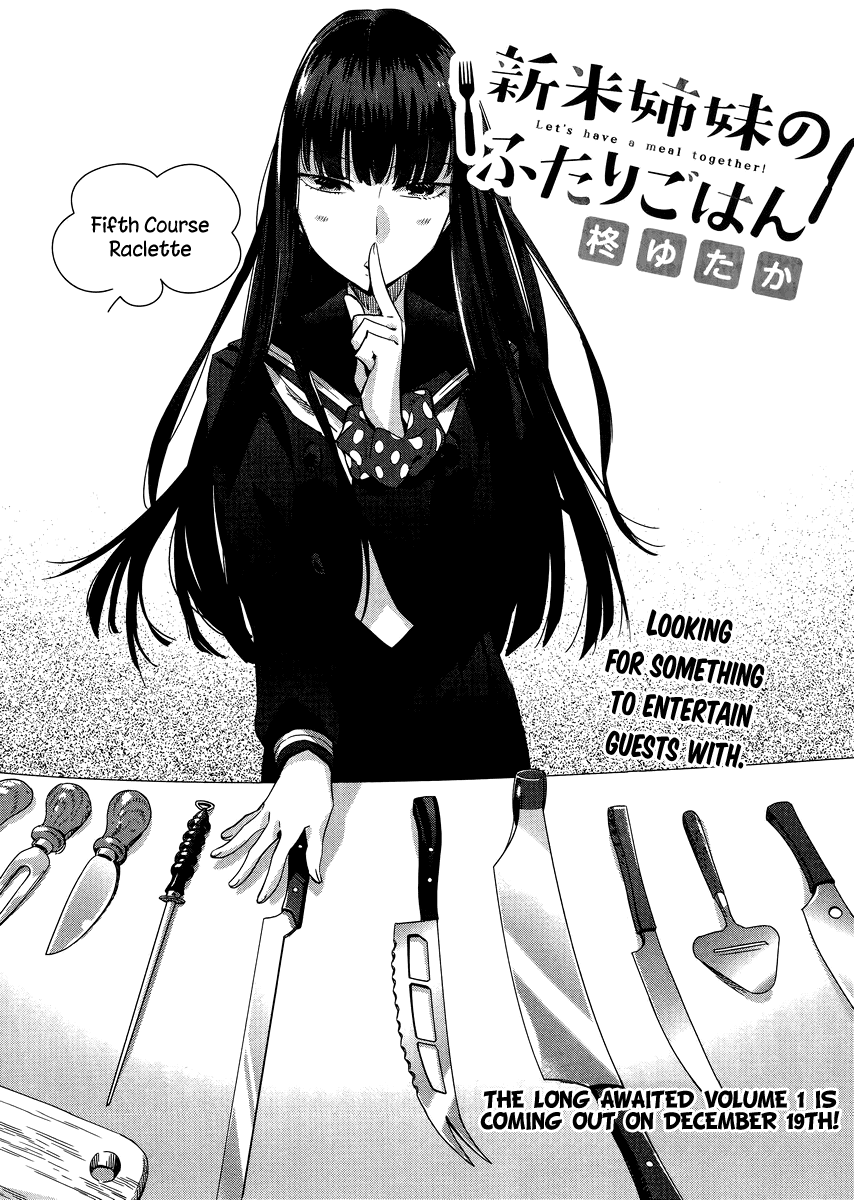 Shinmai Shimai no Futari Gohan Chapter 5 page 2 - Chapter 5: Raclette