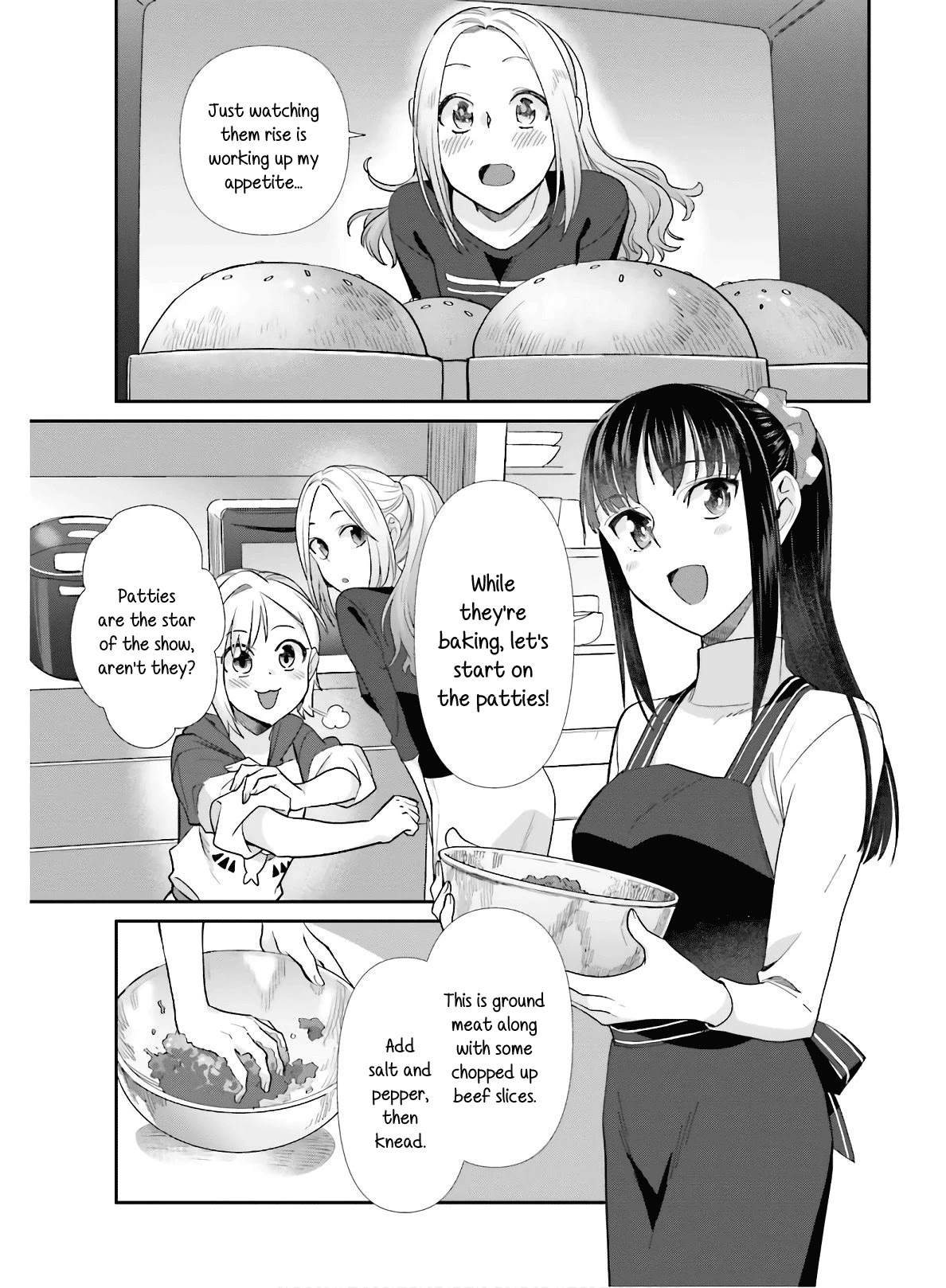 Shinmai Shimai no Futari Gohan Chapter 51 page 11 - Chapter 51: Hamburger