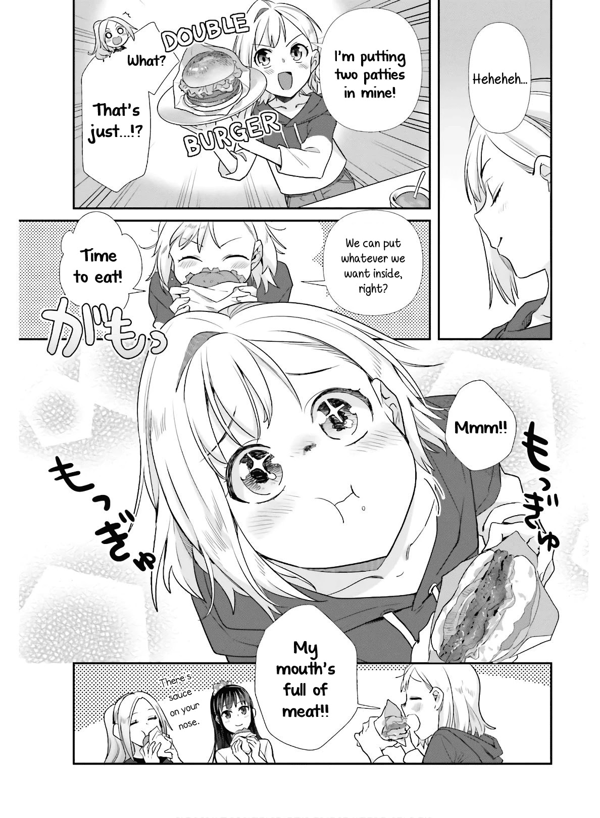 Shinmai Shimai no Futari Gohan Chapter 51 page 19 - Chapter 51: Hamburger