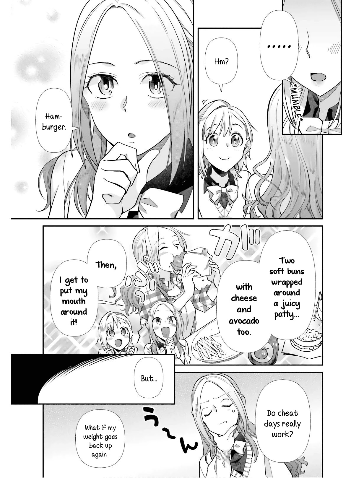 Shinmai Shimai no Futari Gohan Chapter 51 page 7 - Chapter 51: Hamburger