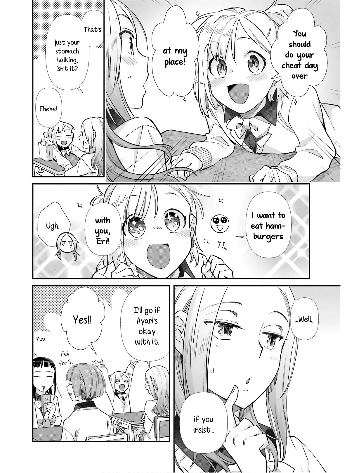 Shinmai Shimai no Futari Gohan Chapter 51 page 8 - Chapter 51: Hamburger