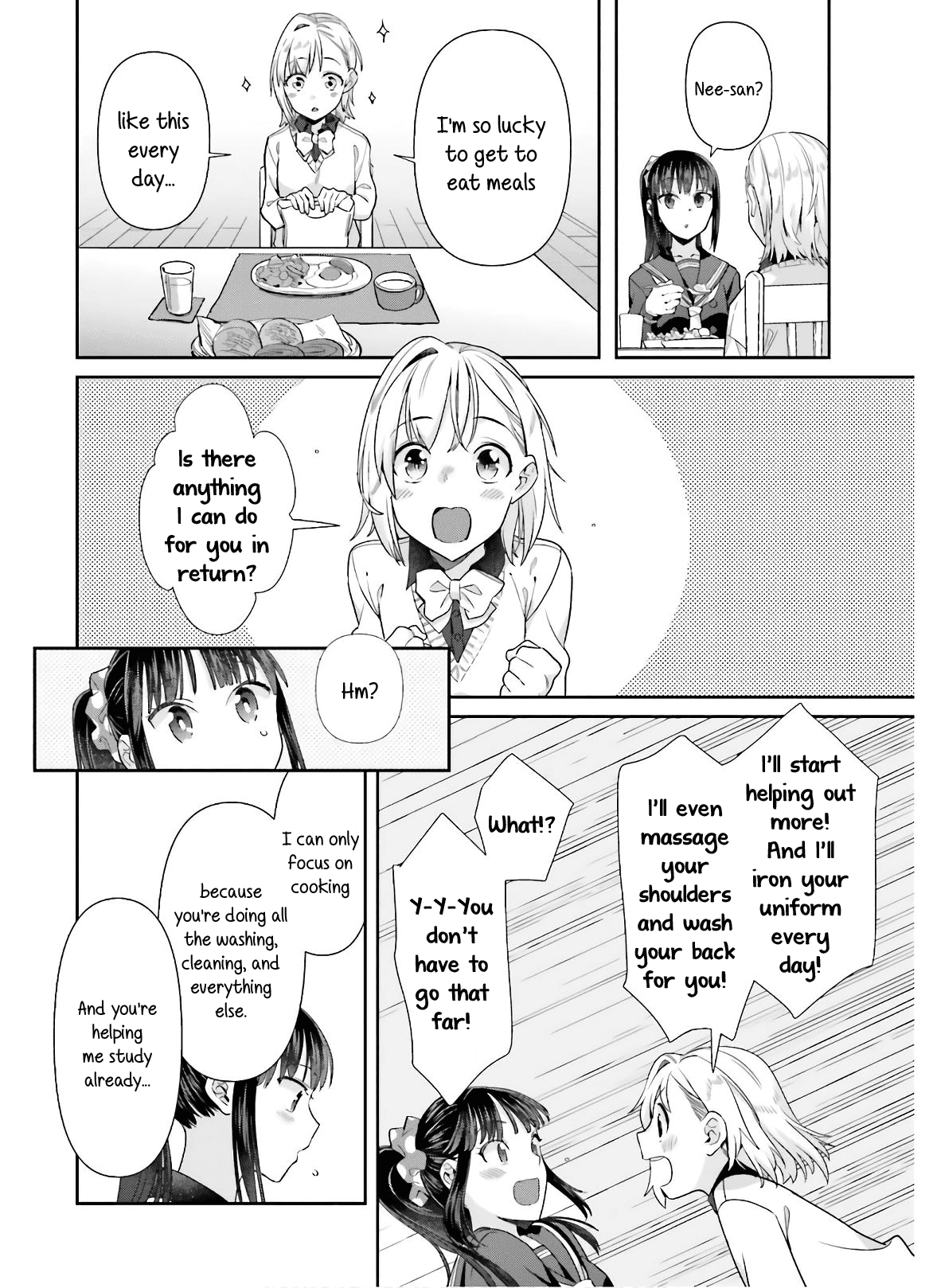 Shinmai Shimai no Futari Gohan Chapter 52 page 4 - Chapter 52: Salt-Grilled Saury