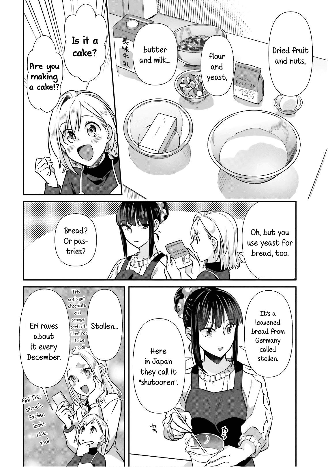 Shinmai Shimai no Futari Gohan Chapter 54 page 6 - Chapter 54: Stollen