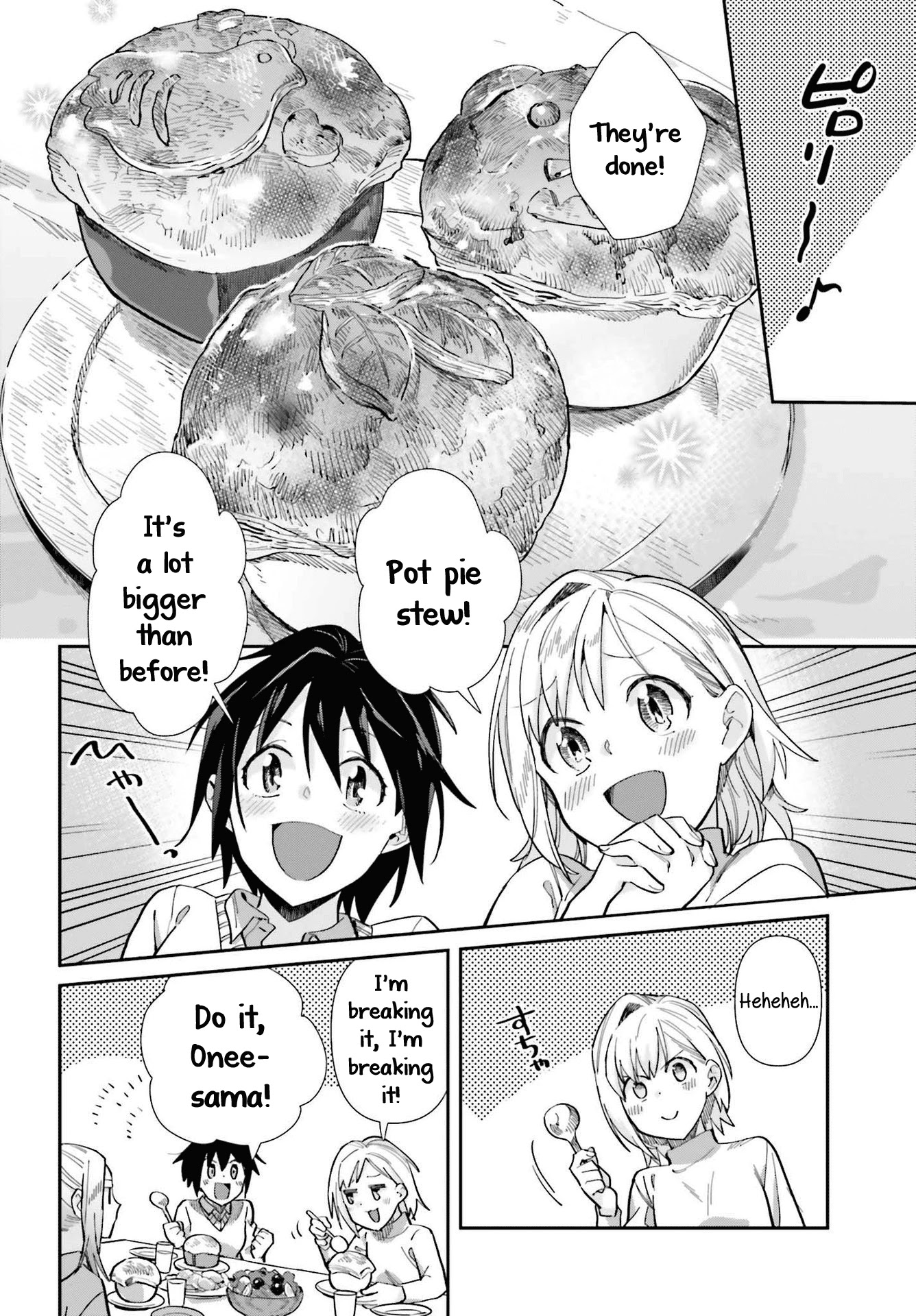 Shinmai Shimai no Futari Gohan Chapter 55 page 16 - Chapter 55: Pot Pie