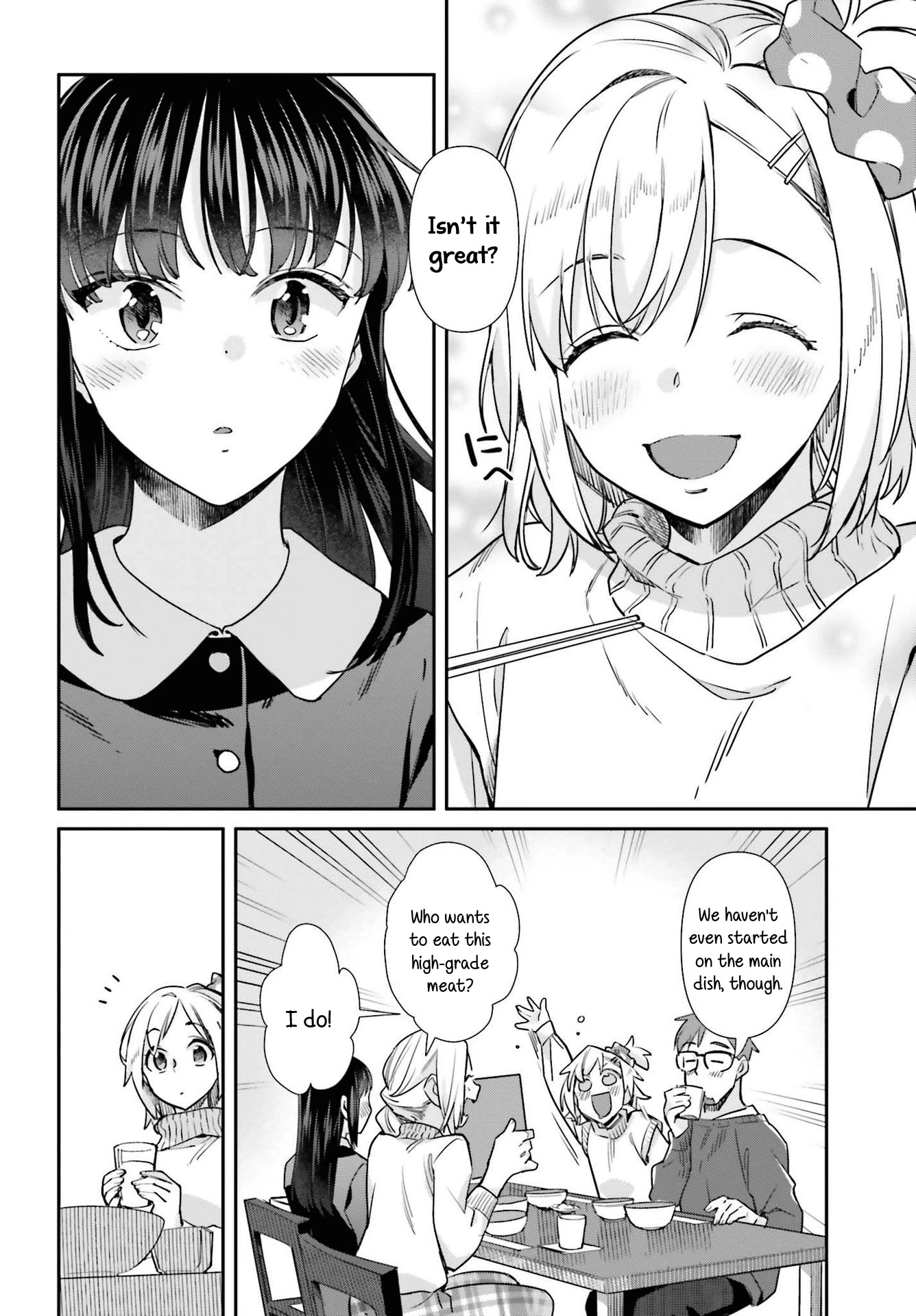 Shinmai Shimai no Futari Gohan Chapter 56.5 page 6 - Chapter 56.5: Extra: The Sukiyaki We Had Back Then
