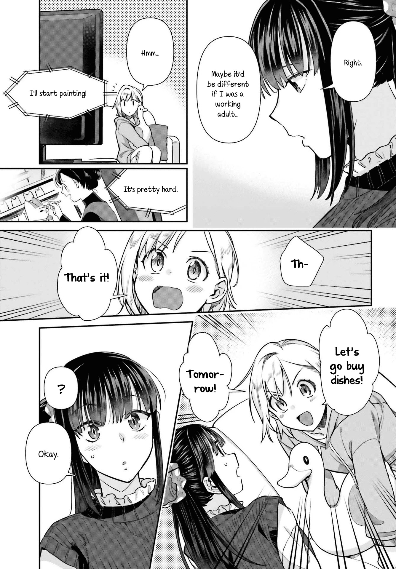 Shinmai Shimai no Futari Gohan Chapter 58 page 7 - Chapter 58: Omelettes