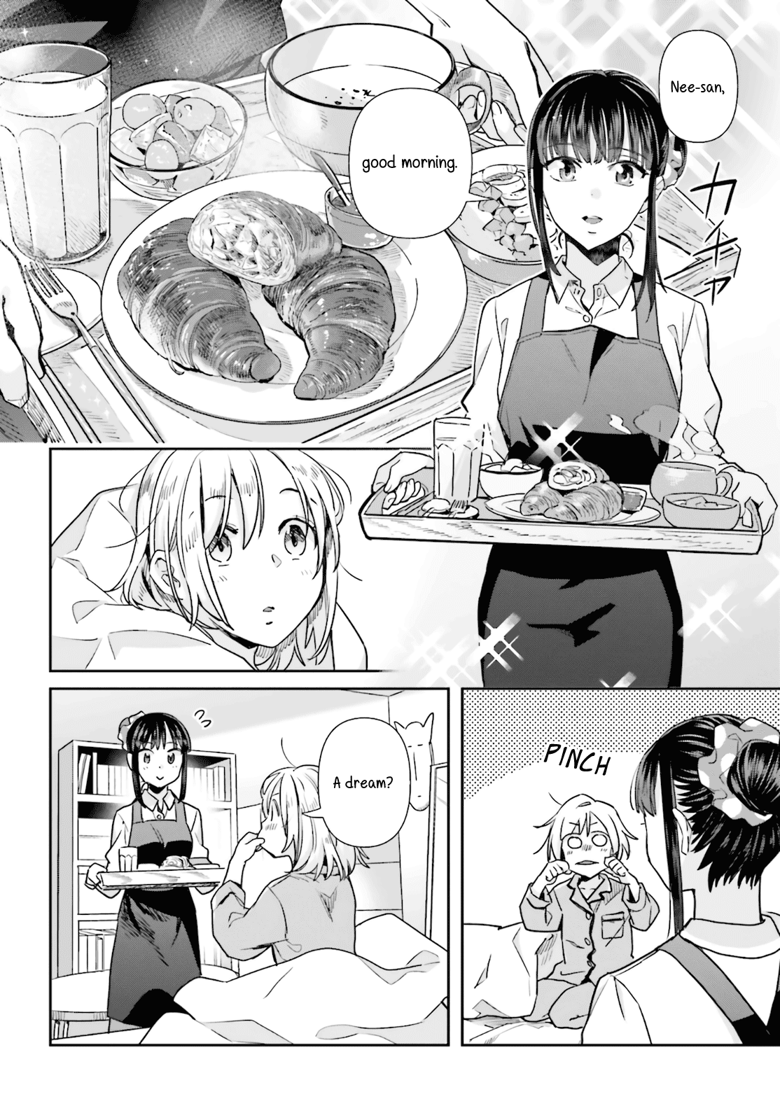 Shinmai Shimai no Futari Gohan Chapter 59 page 10 - Chapter 59: Croissant