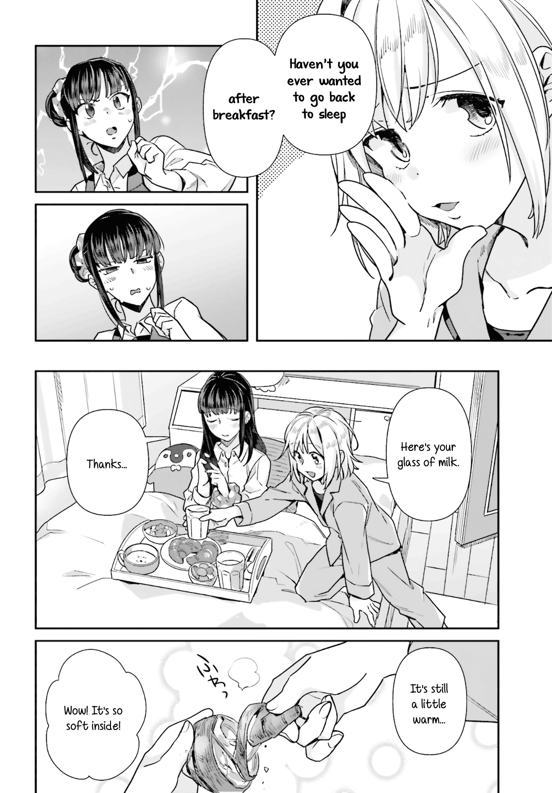 Shinmai Shimai no Futari Gohan Chapter 59 page 12 - Chapter 59: Croissant