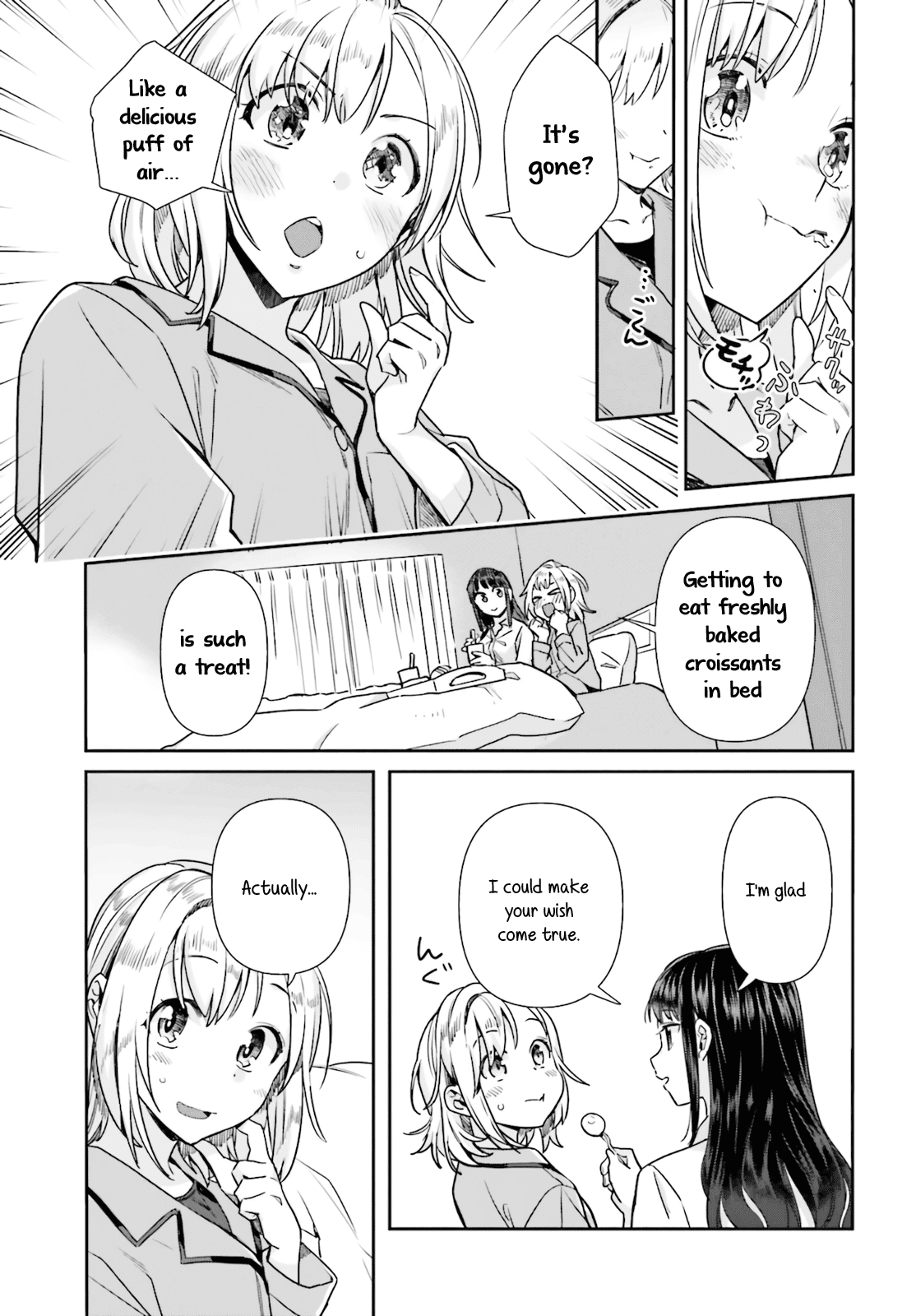Shinmai Shimai no Futari Gohan Chapter 59 page 13 - Chapter 59: Croissant