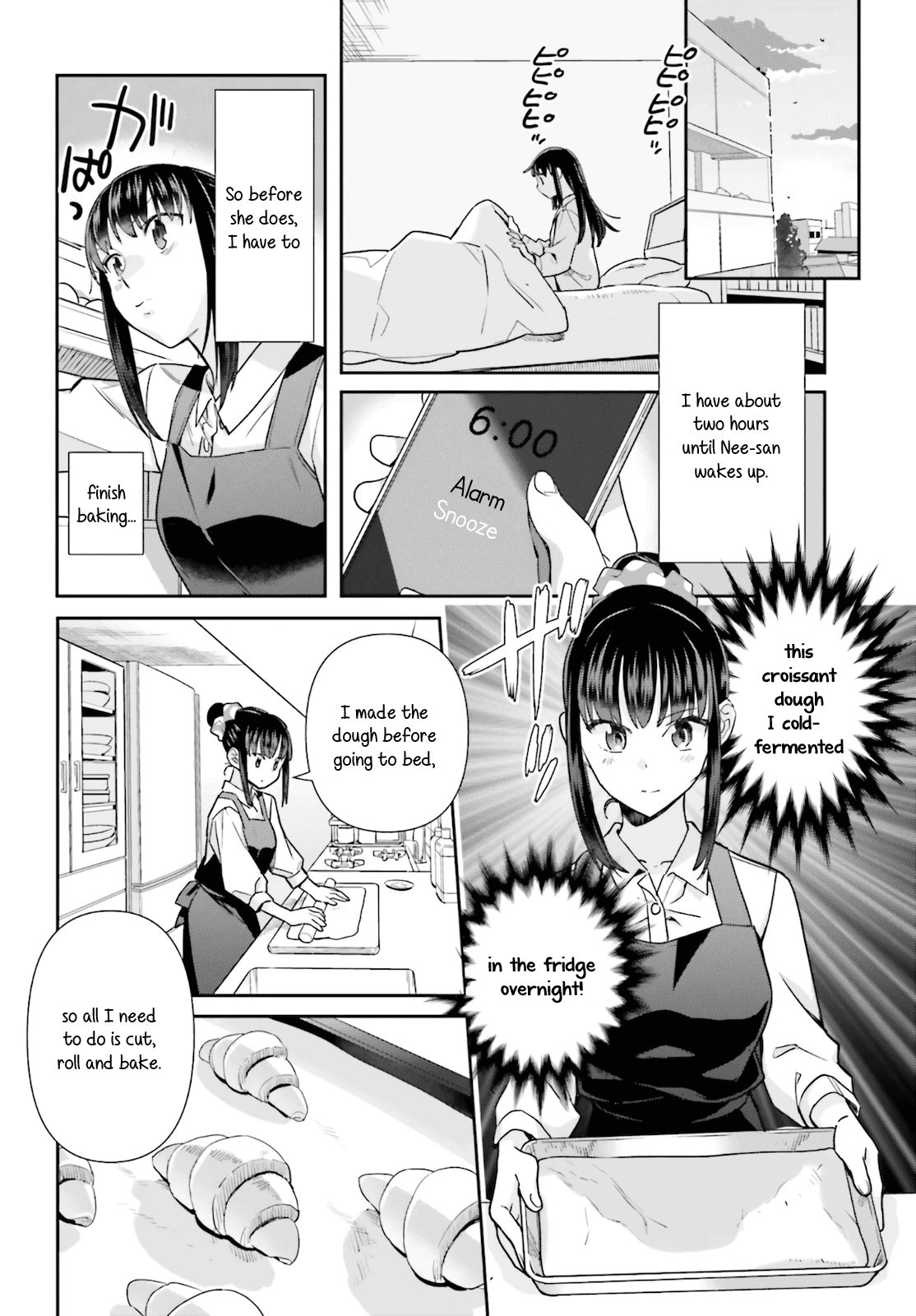 Shinmai Shimai no Futari Gohan Chapter 59 page 8 - Chapter 59: Croissant