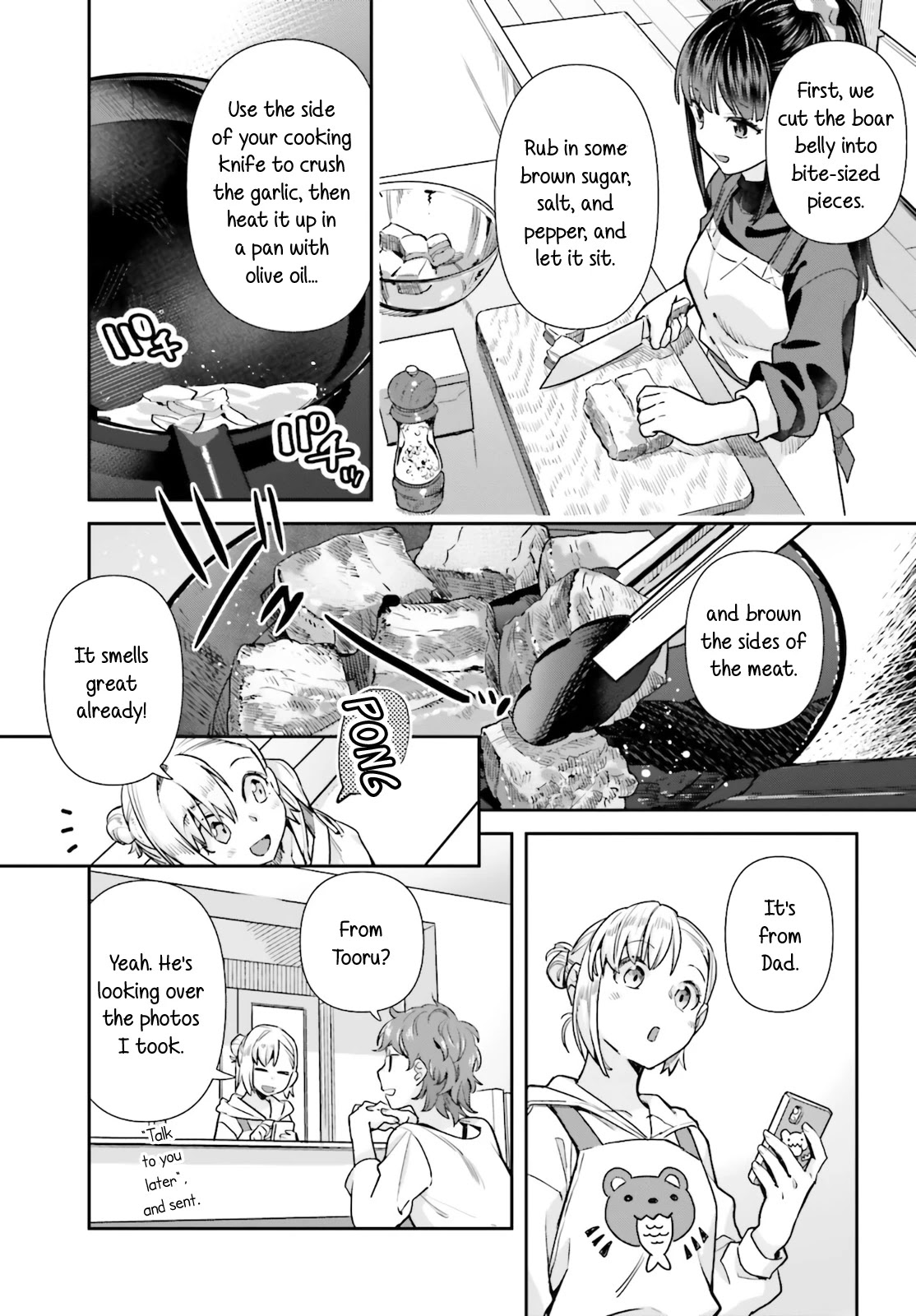 Shinmai Shimai no Futari Gohan Chapter 60 page 5 - Chapter 60: Boar Stewed in Balsamic Vinegar
