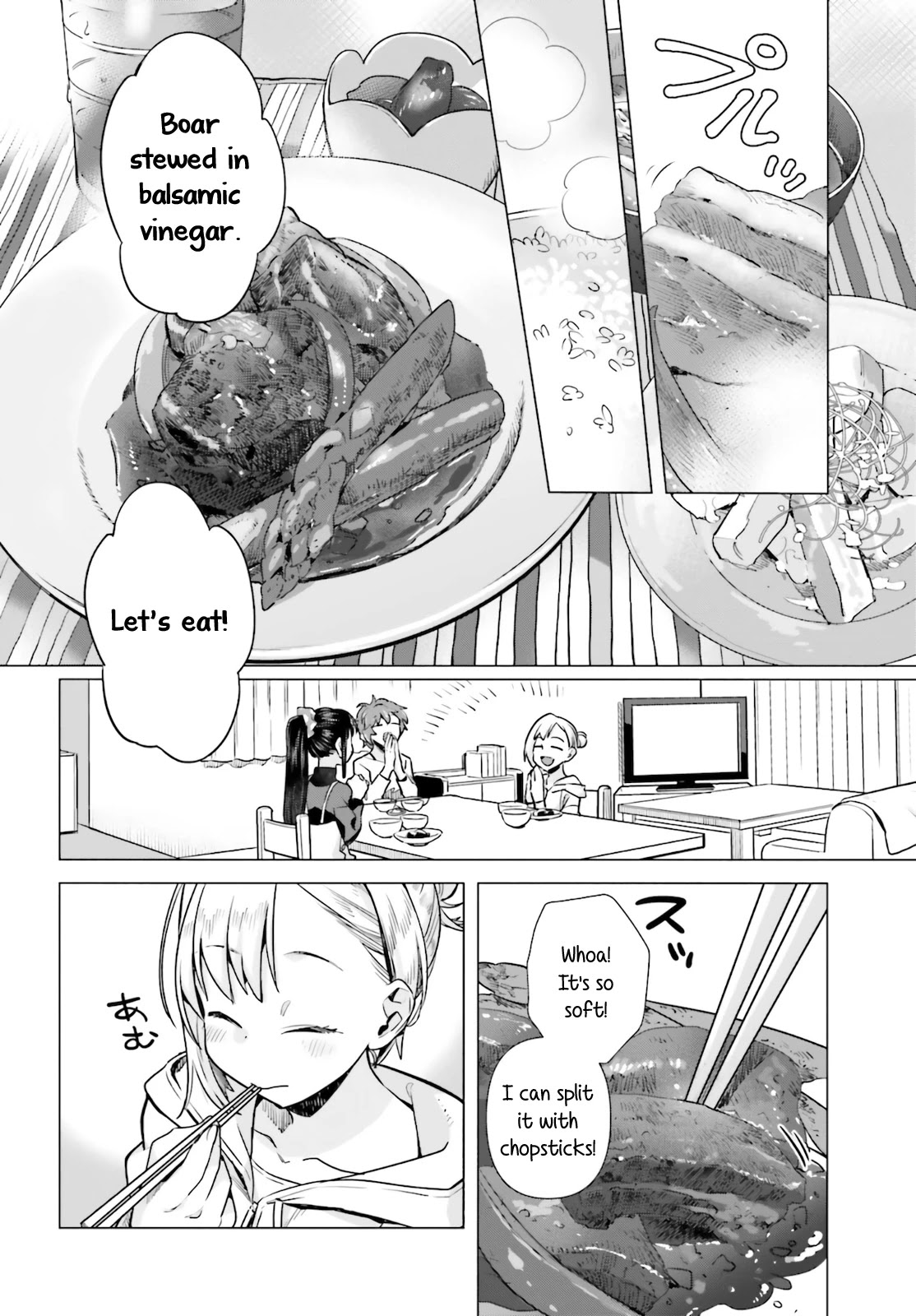 Shinmai Shimai no Futari Gohan Chapter 60 page 8 - Chapter 60: Boar Stewed in Balsamic Vinegar