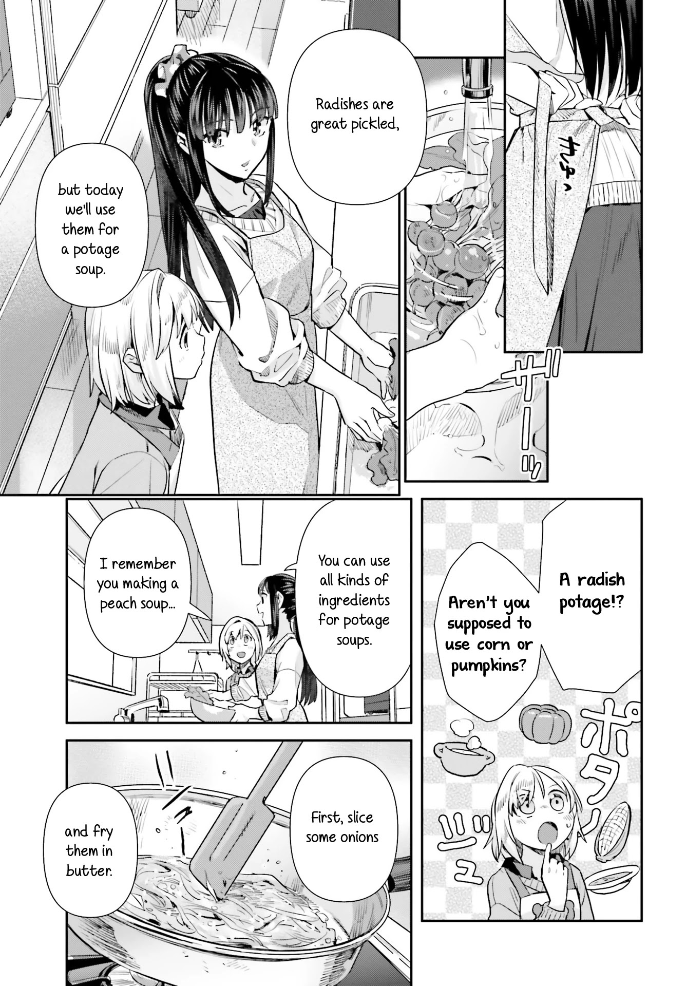 Shinmai Shimai no Futari Gohan Chapter 61 page 19 - Chapter 61: Radish Potage