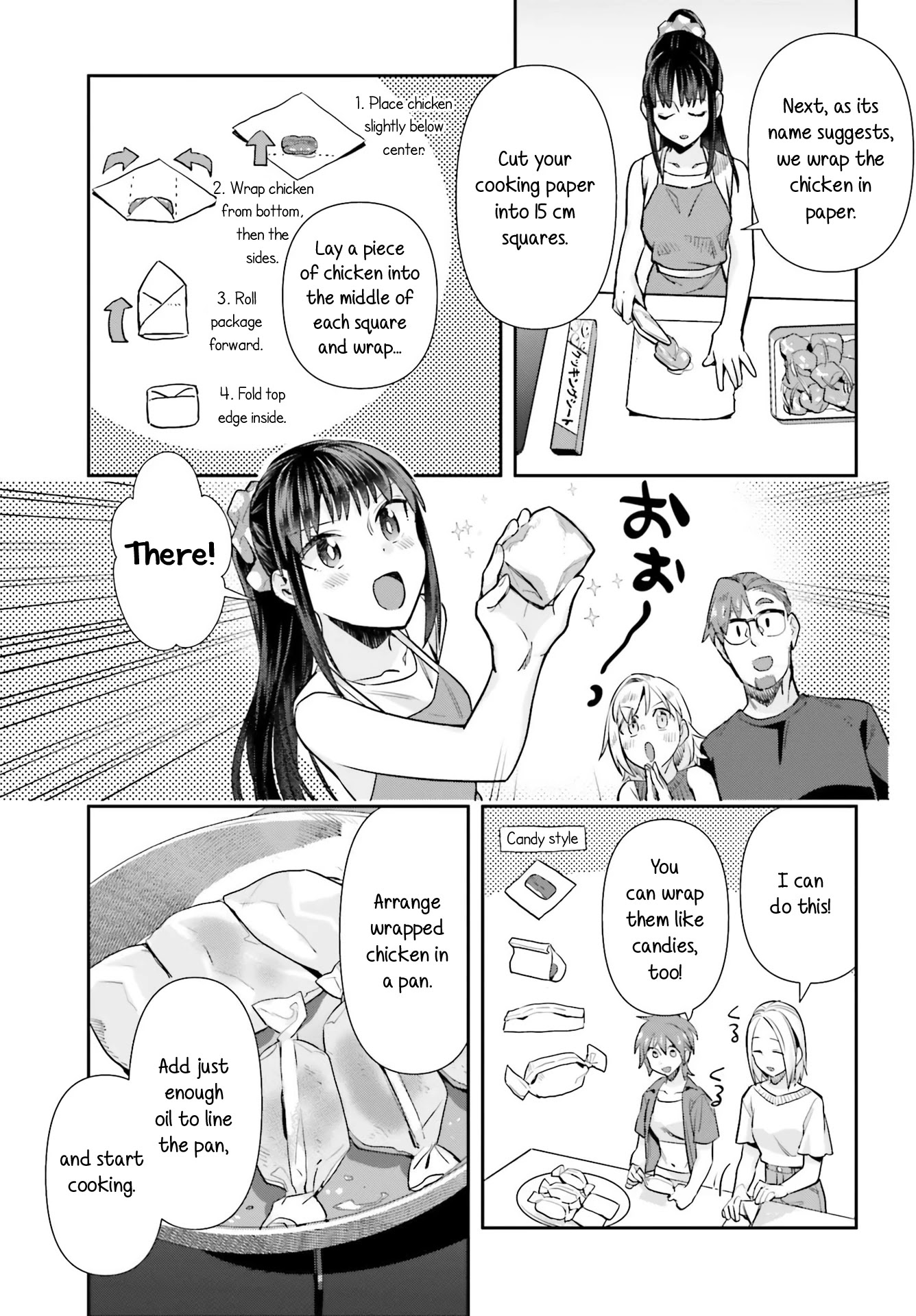 Shinmai Shimai no Futari Gohan Chapter 63 page 13 - Chapter 63: Paper Chicken
