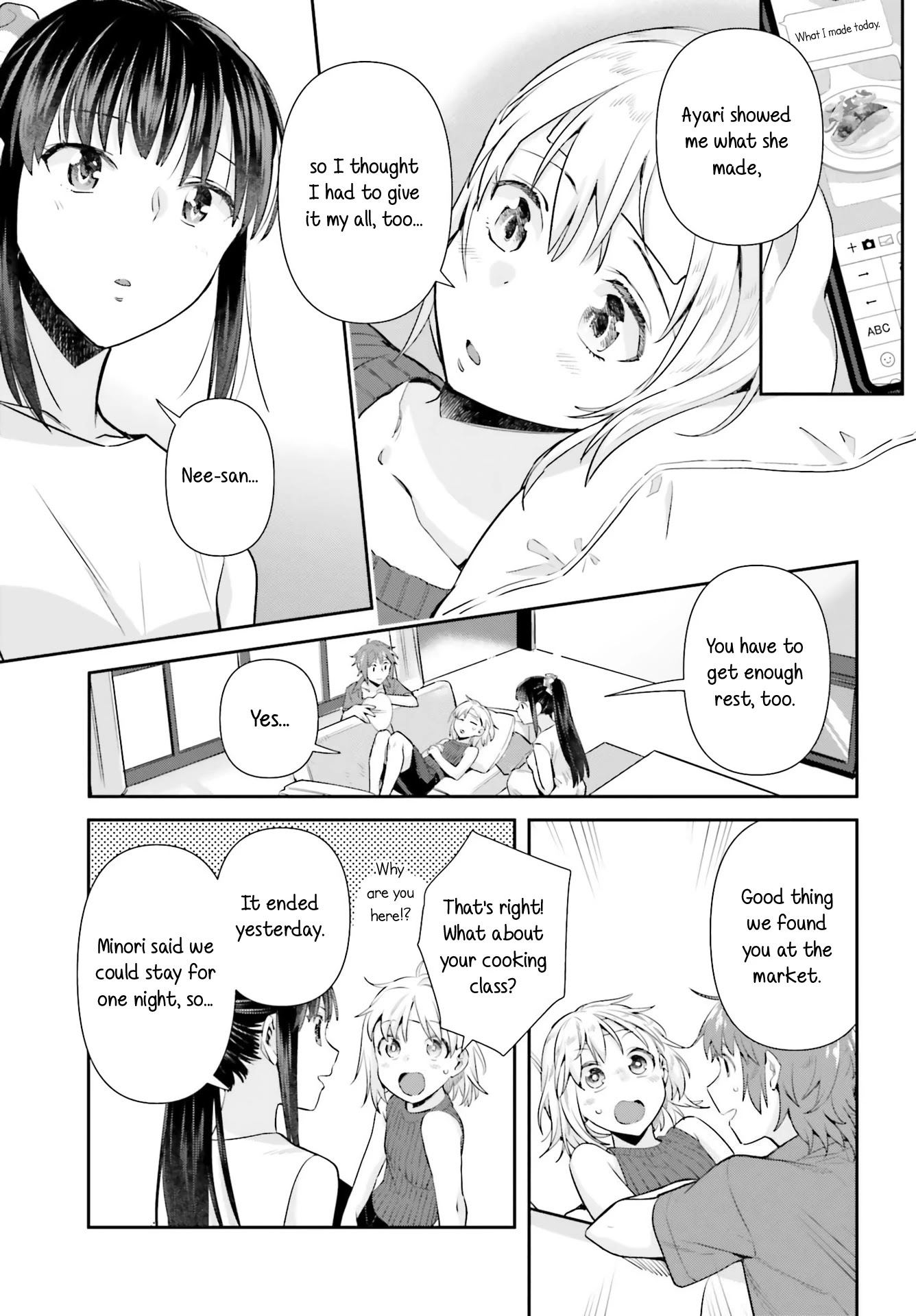 Shinmai Shimai no Futari Gohan Chapter 63 page 9 - Chapter 63: Paper Chicken