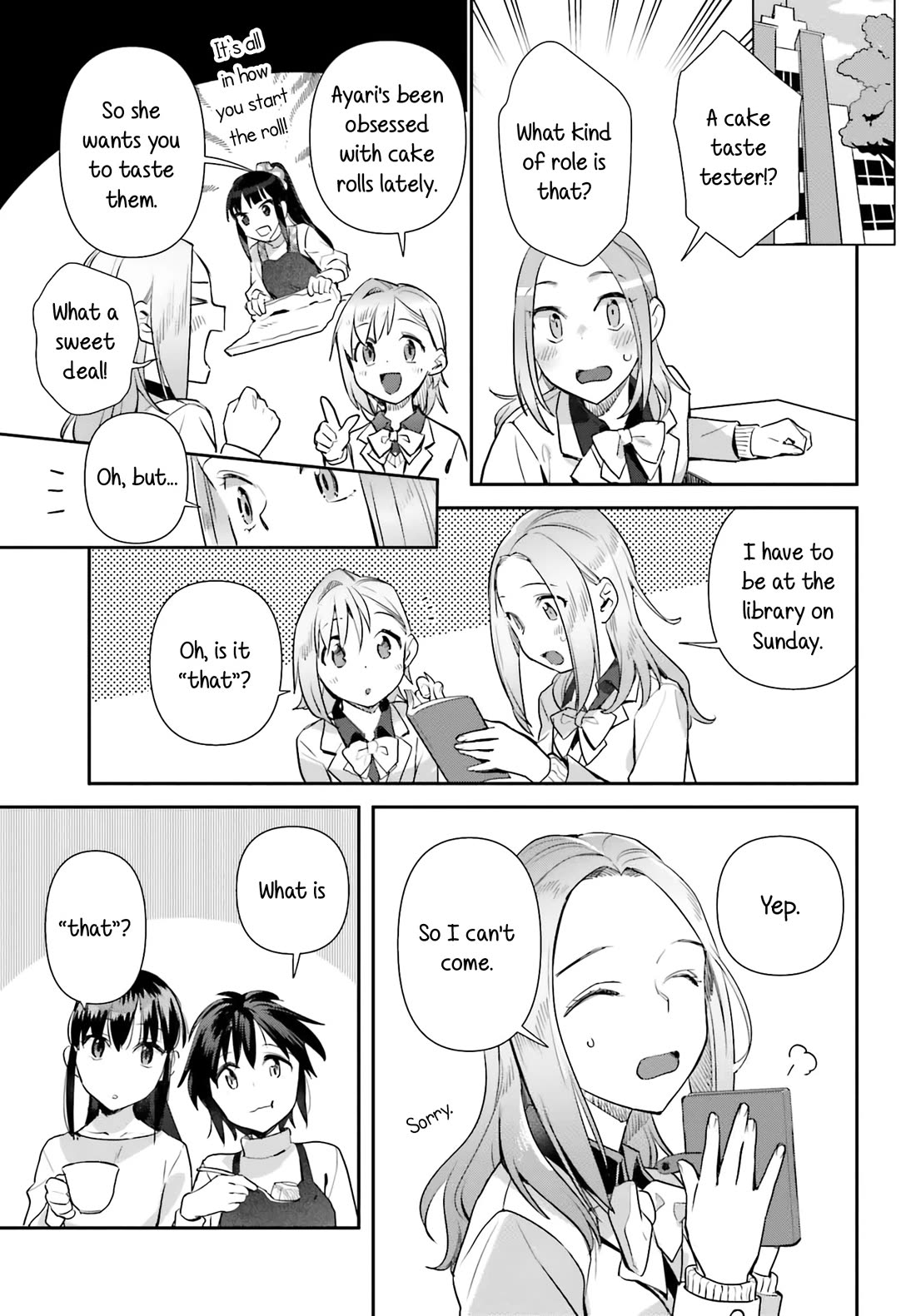 Shinmai Shimai no Futari Gohan Chapter 68 page 3 - Chapter 68: Lunchbox Cake