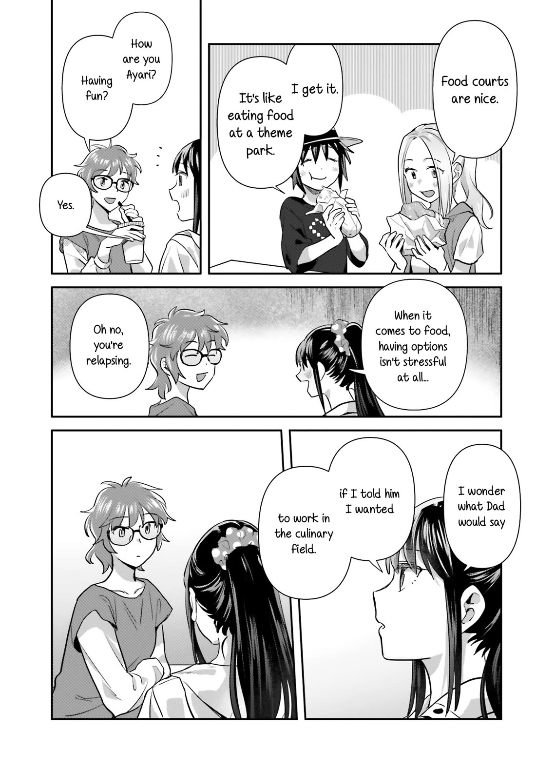 Shinmai Shimai no Futari Gohan Chapter 69 page 17 - Chapter 69: Food Court Hot Dog