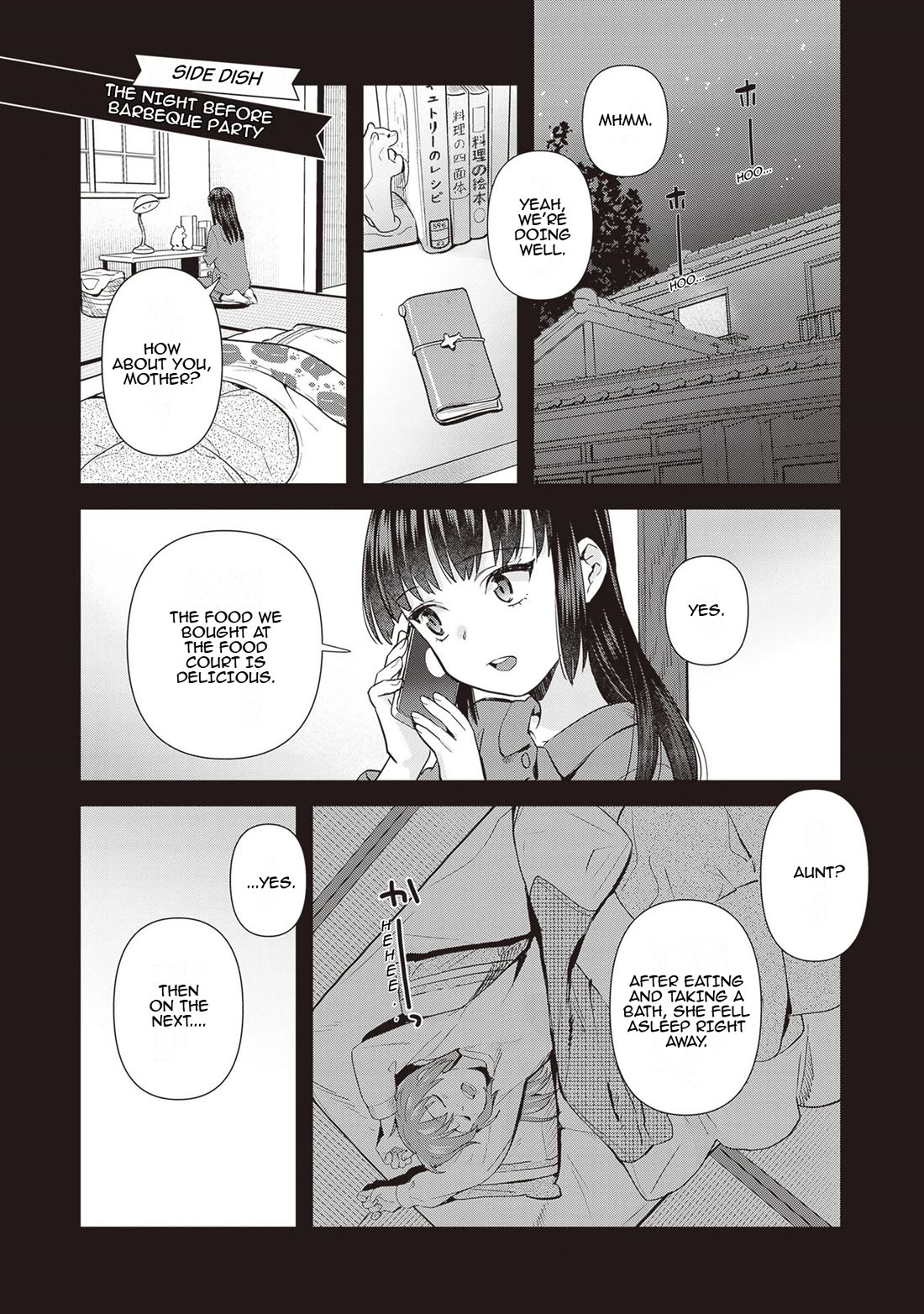Shinmai Shimai no Futari Gohan Chapter 70.5 page 2 - Chapter 70.5: Extra: Before Barbeque Party