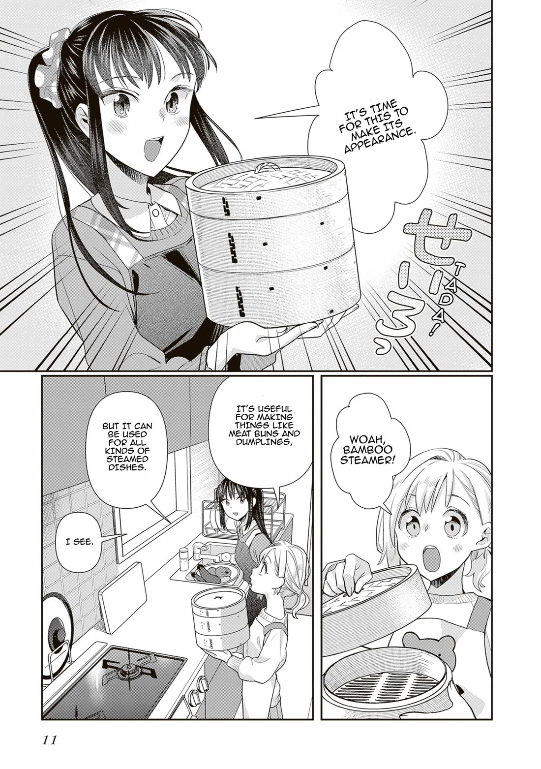 Shinmai Shimai no Futari Gohan Chapter 71 page 12 - Chapter 71: Steamer Party!