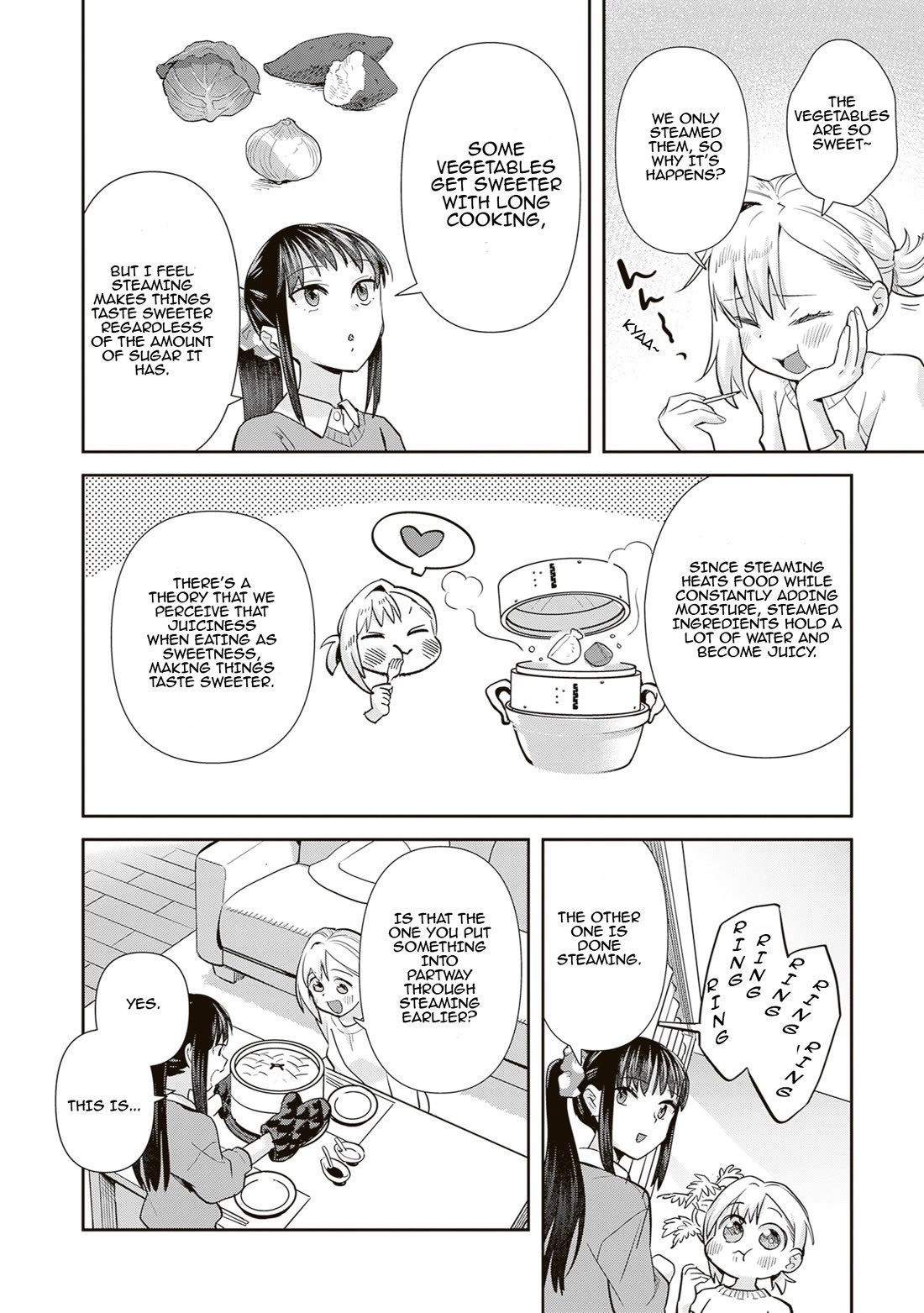 Shinmai Shimai no Futari Gohan Chapter 71 page 19 - Chapter 71: Steamer Party!
