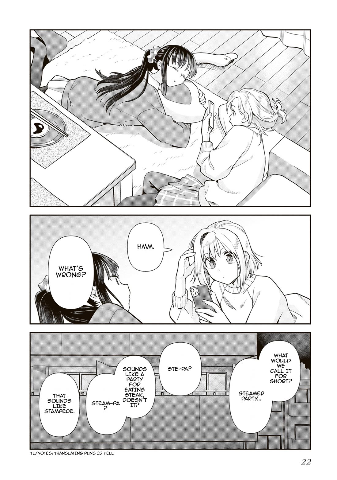 Shinmai Shimai no Futari Gohan Chapter 71 page 23 - Chapter 71: Steamer Party!