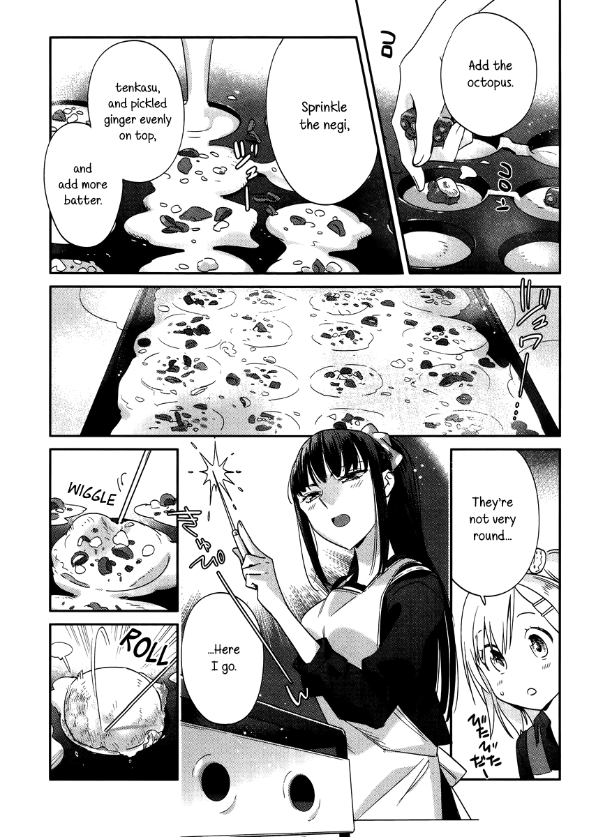 Shinmai Shimai no Futari Gohan Chapter 9 page 17 - Chapter 9: Takoyaki