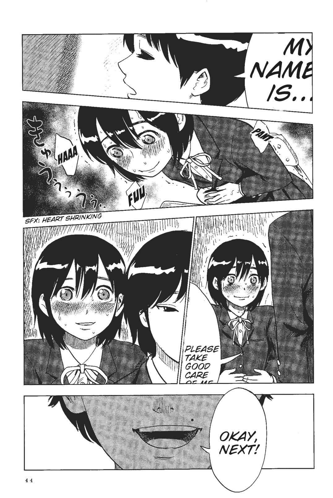 Shino-chan wa Jibun no Namae ga Ienai Chapter 1 page 12 - Chapter 1: Nice to Meet You, I Am Sorry.