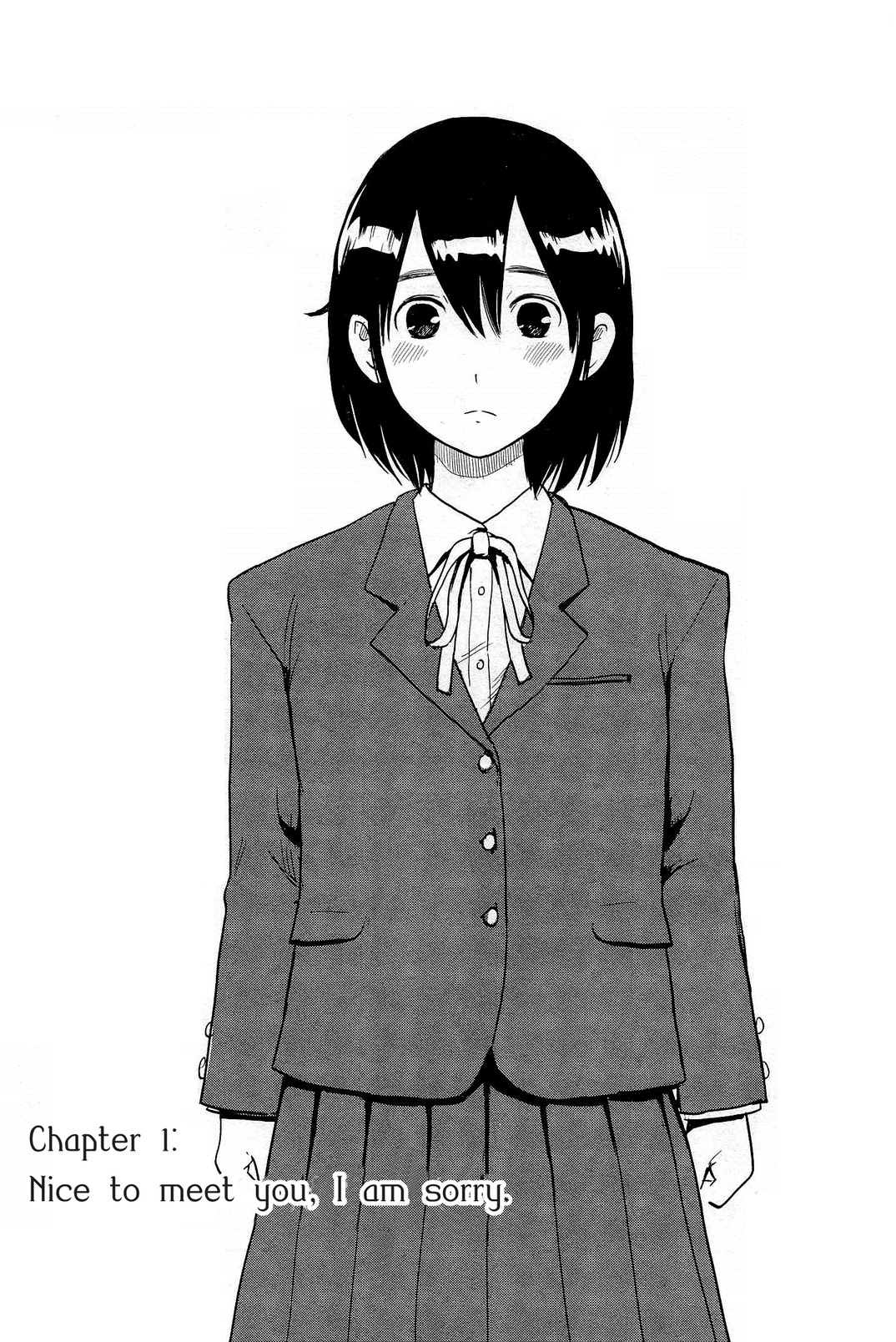 Shino-chan wa Jibun no Namae ga Ienai Chapter 1 page 4 - Chapter 1: Nice to Meet You, I Am Sorry.