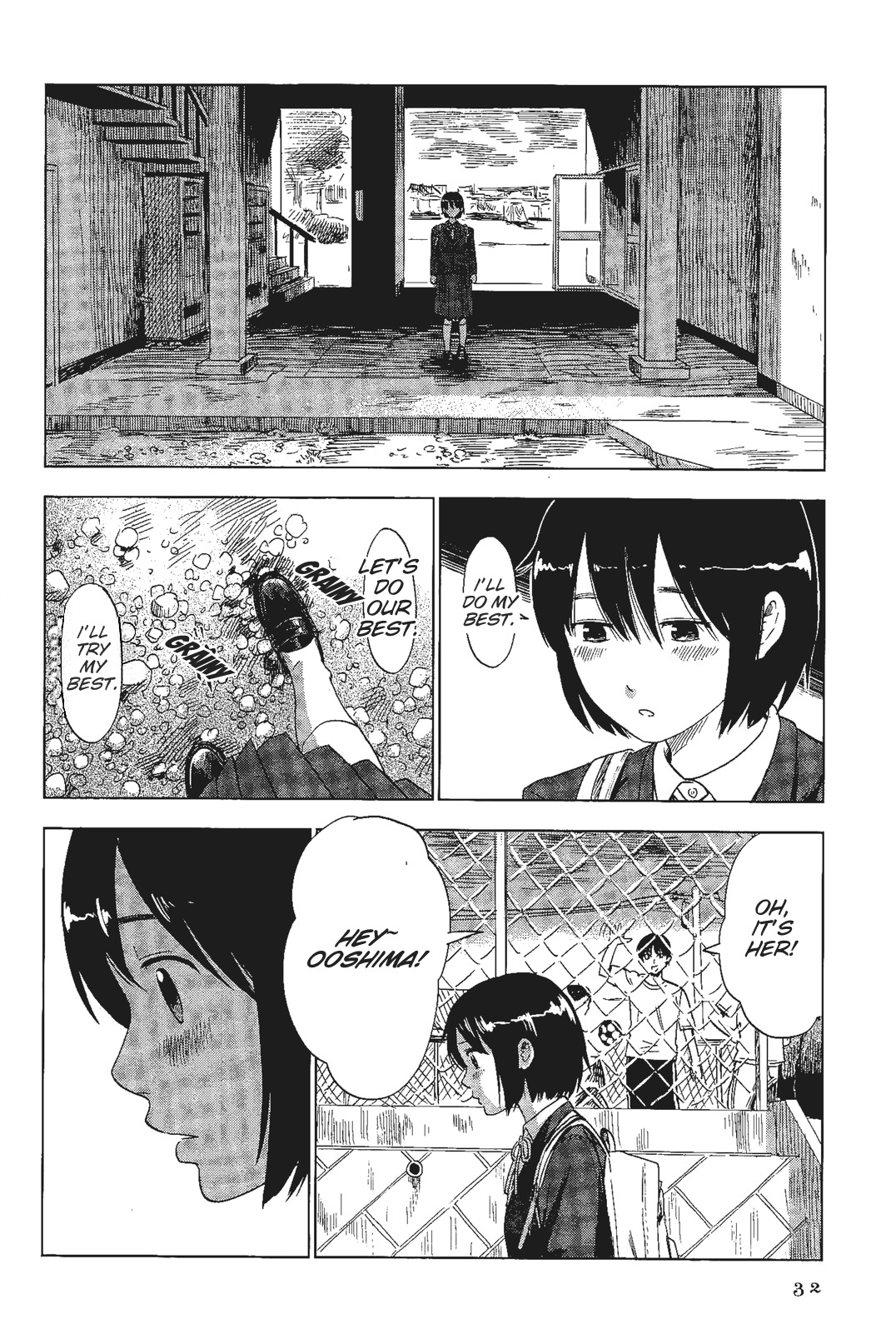Shino-chan wa Jibun no Namae ga Ienai Chapter 2 page 12 - Chapter 2: Do Your Best...Let's Do Our Best...I'll Try My Best