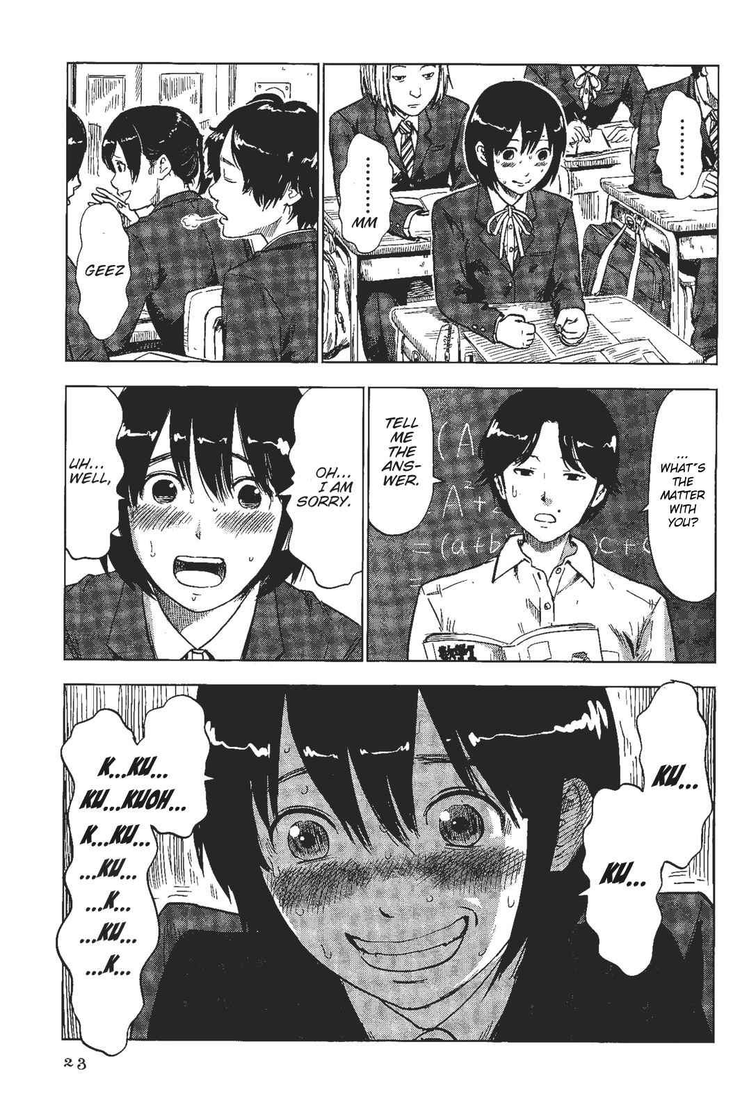 Shino-chan wa Jibun no Namae ga Ienai Chapter 2 page 3 - Chapter 2: Do Your Best...Let's Do Our Best...I'll Try My Best